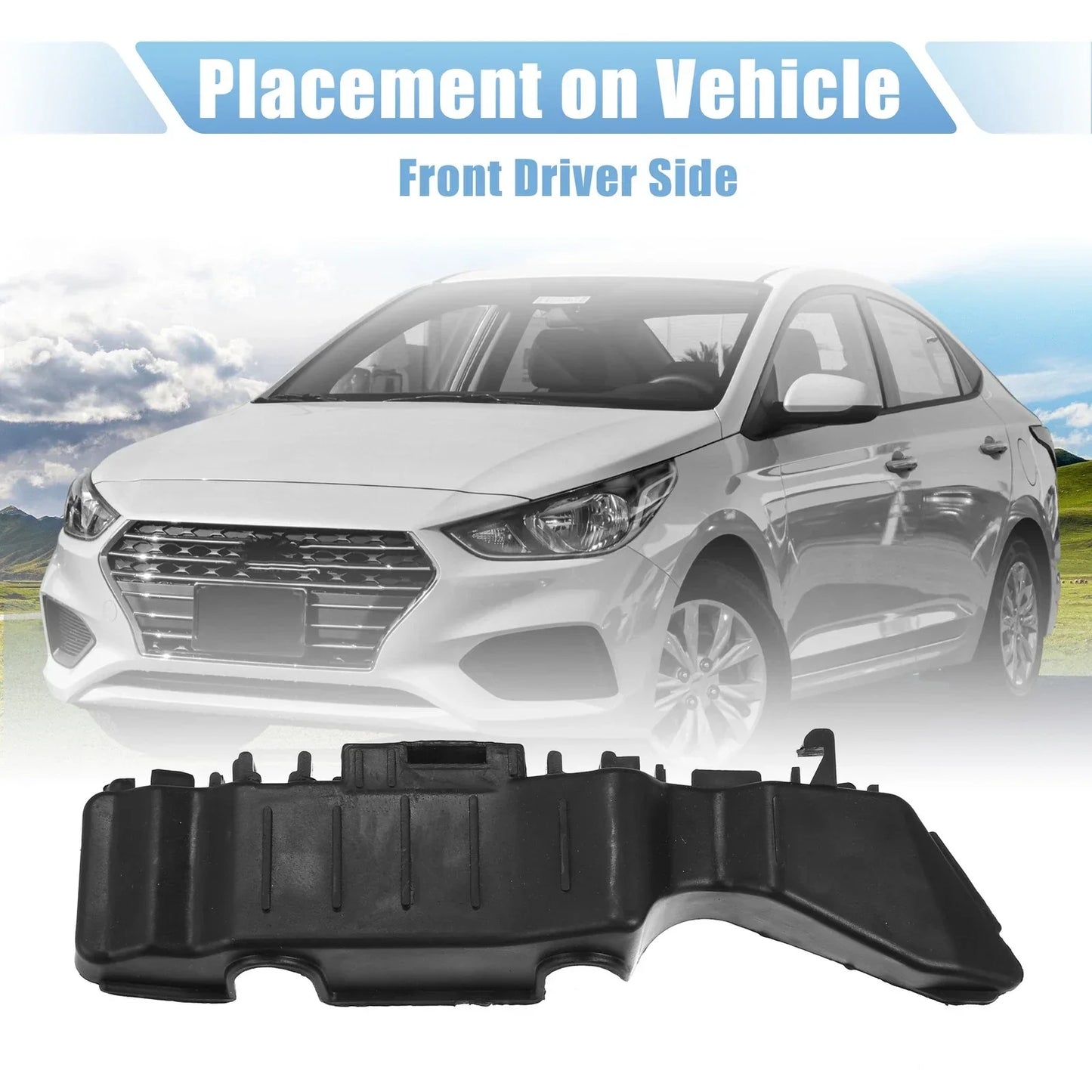 Front Left Bumper Bracket for Hyundai Accent (2010-2017)