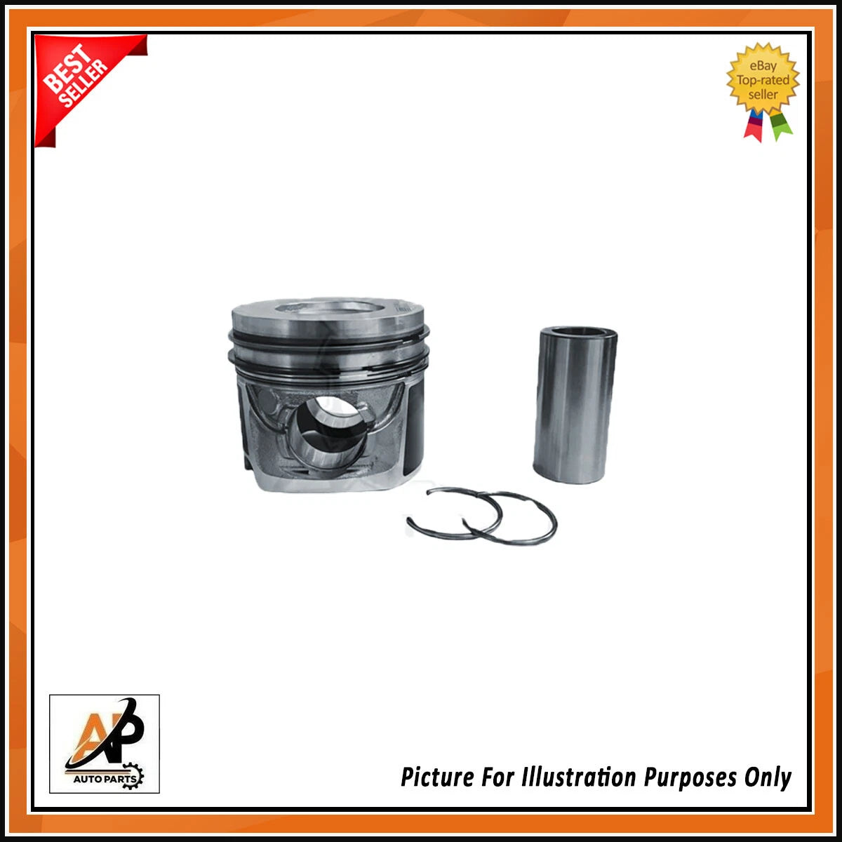 Engine Piston with Ring Set Replacement for BMW 1 2 3 4 5 X1 X3 X5 (2007–2017)