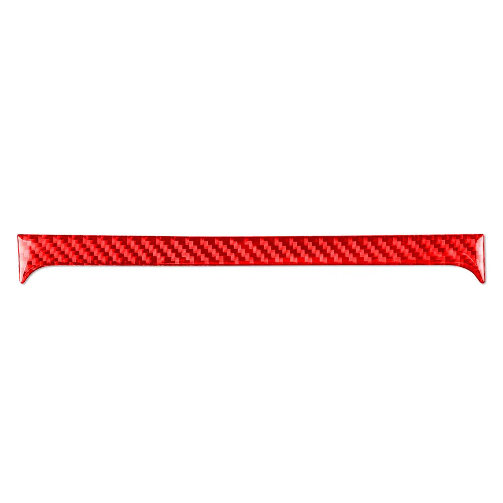 Carbon Fiber Red Interior Below Radio Console Cover Trim for Honda S2000 (2000-2009)