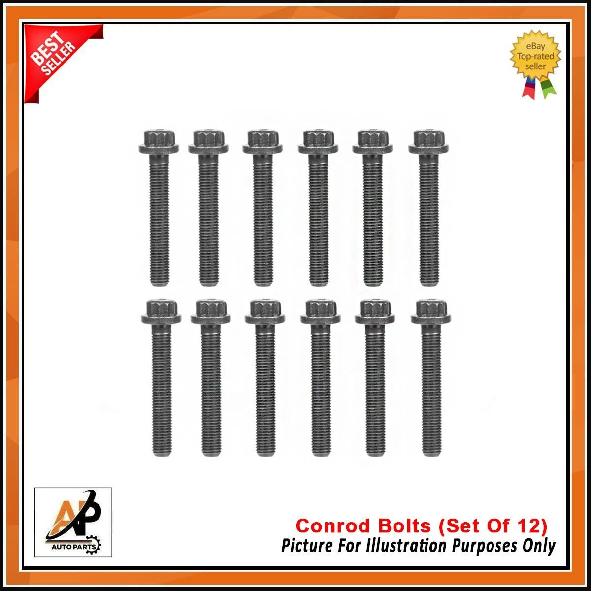 Conrod Bolts Set of 12 OEM for Land Rover Range Rover Discovery (2014–2017)