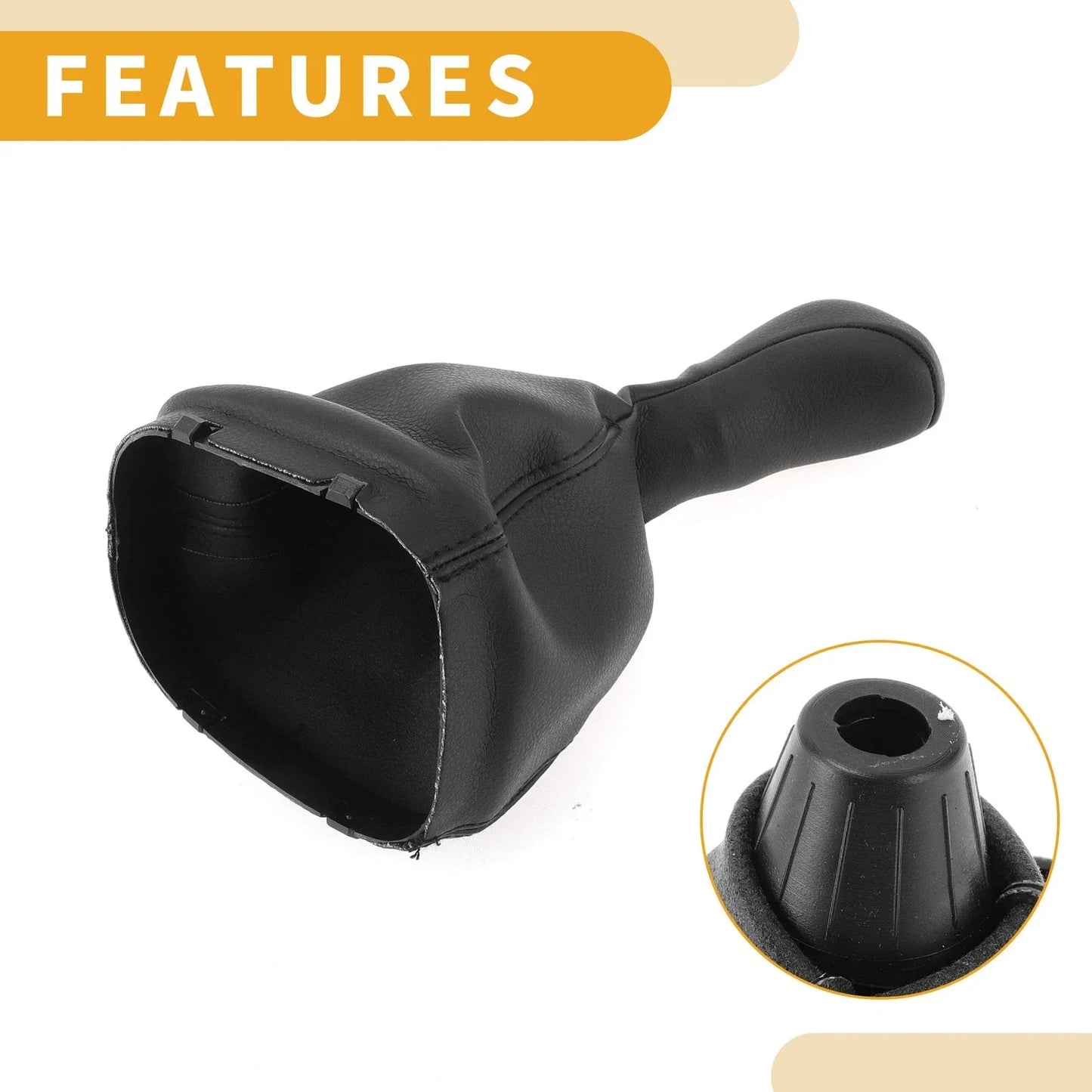 6 Speed Gear Shift Knob & Cover for Mercedes-Benz C-Class (2001-2007)