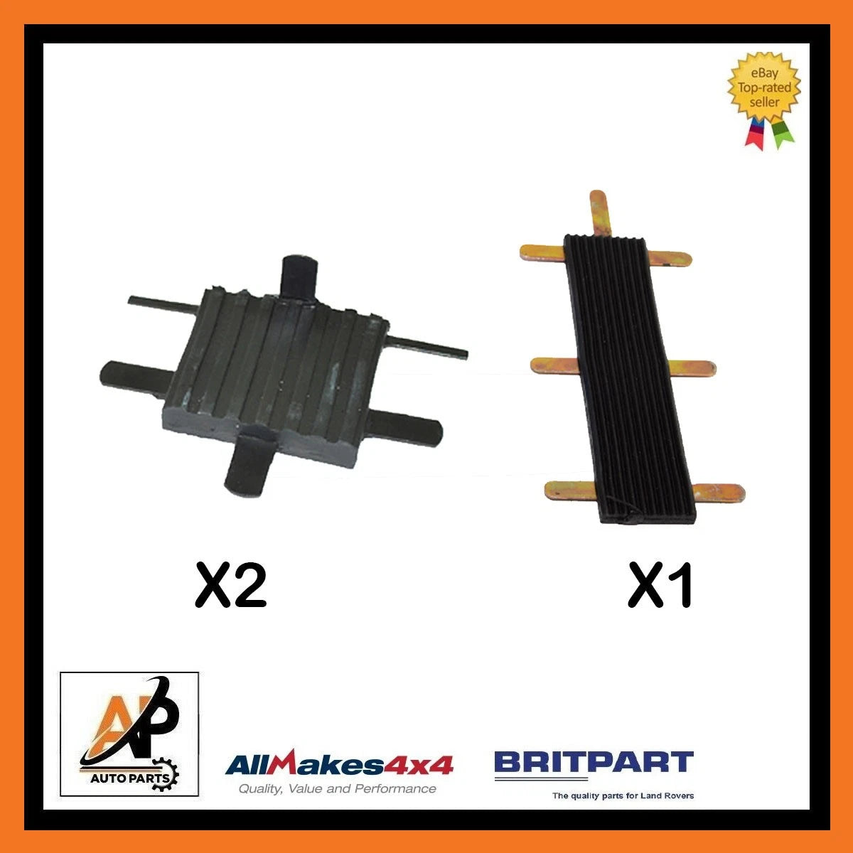 Brake Pedal Rubber Replacement for Land Rover Series 1 (1948–1958)