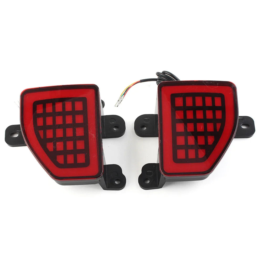 LED Brake Tail Light Sequential Turn Signal Lamp for Jeep Wrangler (2018-2022)