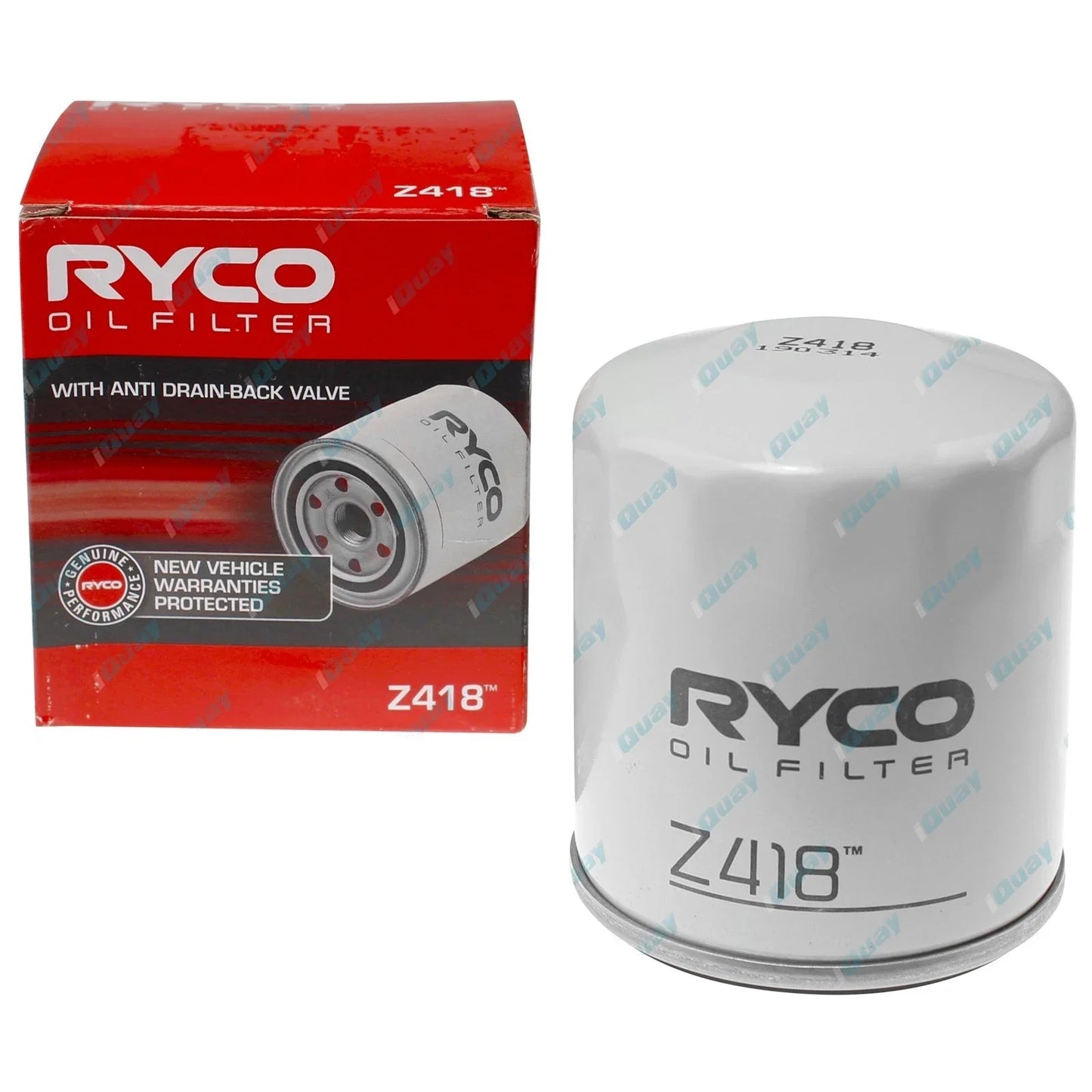 Ryco Engine Oil Filter Z418 interchangeable to C-1123 for various Toyota