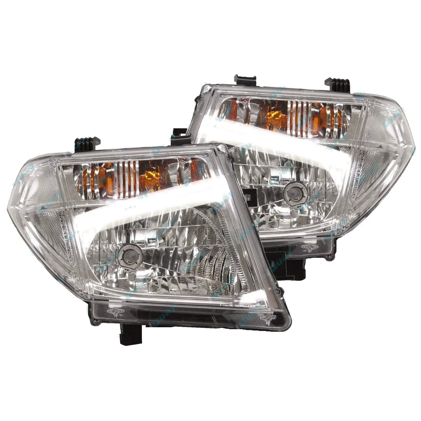 LH+RH Genuine Headlights Pair for Nissan Navara D40T Thai VIN#='M' 2008-2014 L+R