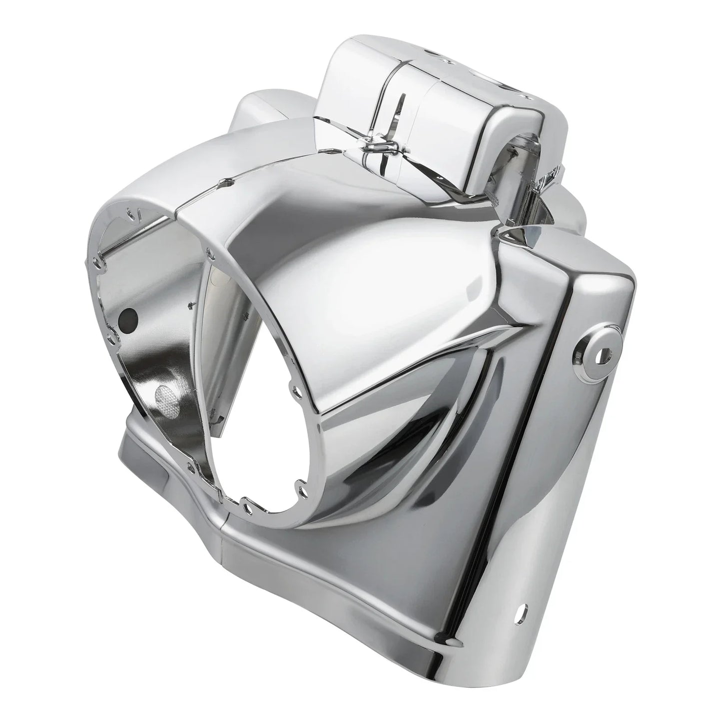 7" Round Headlight Nacelle Cover for Harley Touring Road King (2014-2025)