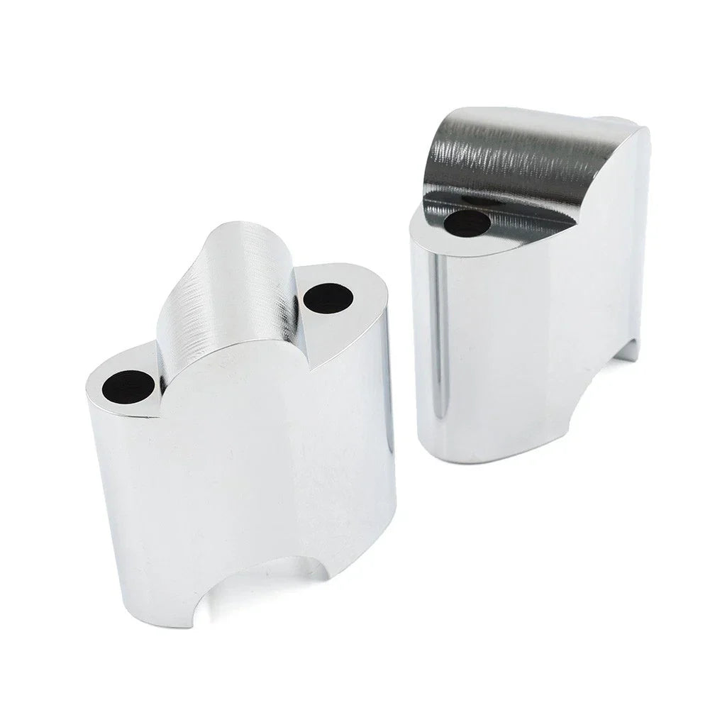 2" Handlebar Risers Mount Extension Chrome for Harley Sportster 48 XL1200X (2010-2023)