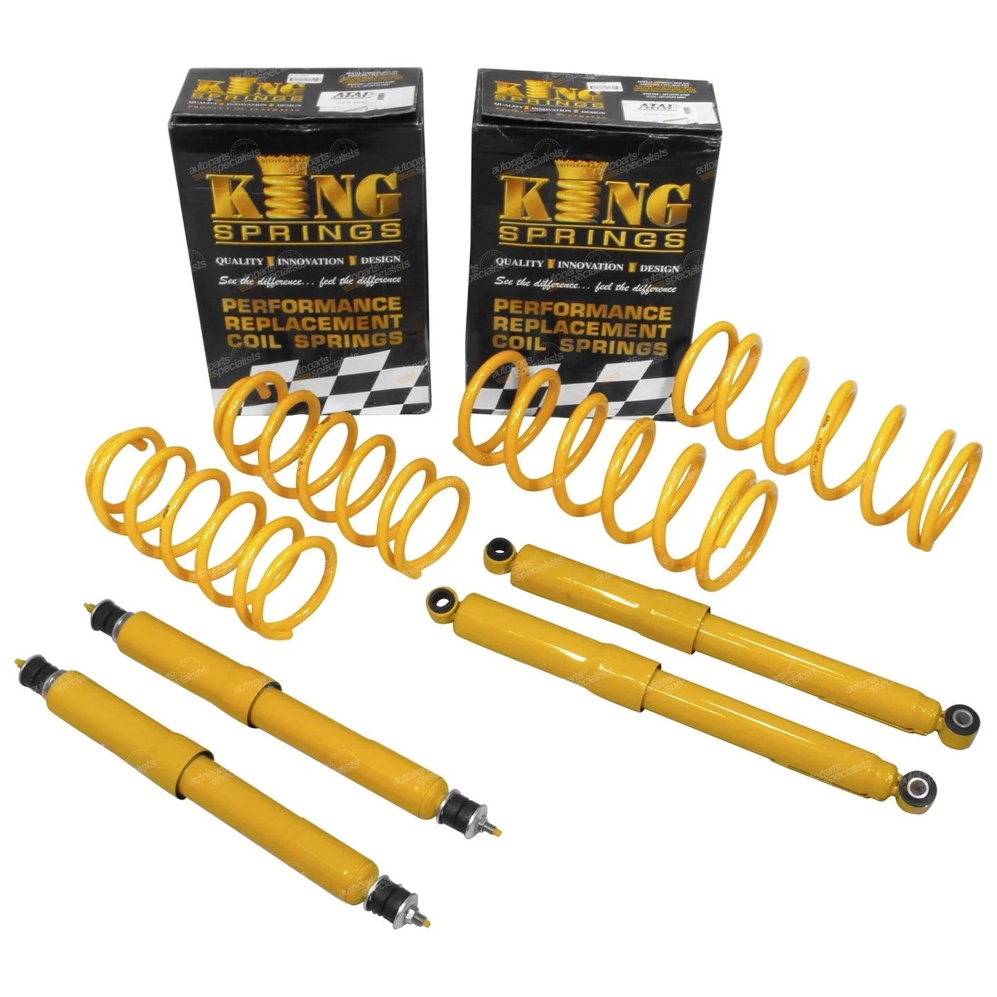 2" 50mm Suspension Lift Kit Coil Springs Long Shocks for Patrol GQ Y60 GU Y61