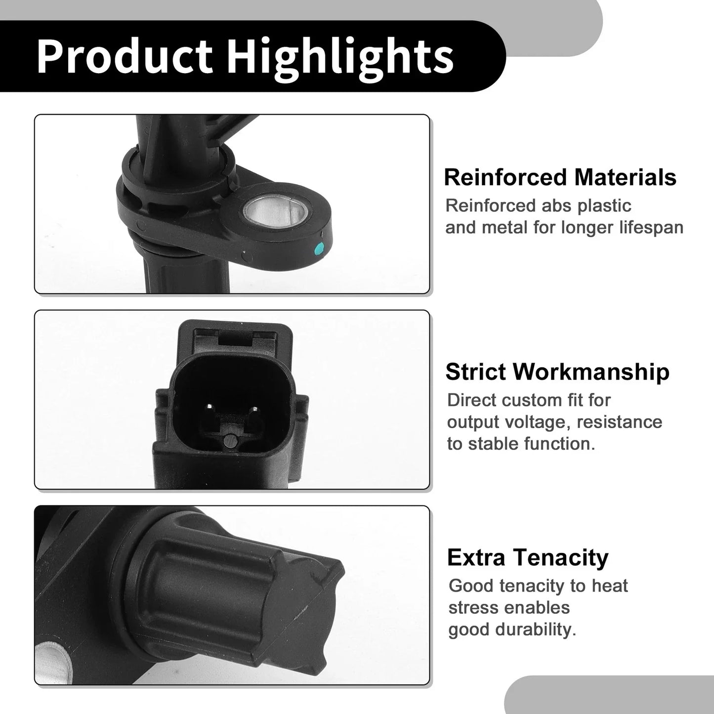 ABS Sensor for Dodge Dakota Rear Left or Right Side (2005-2010)