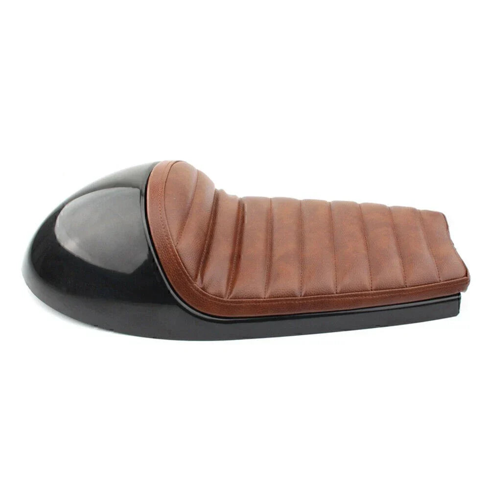 Retro Seat Pan Base Cushion for Scrambler Cafe Racer - Brown