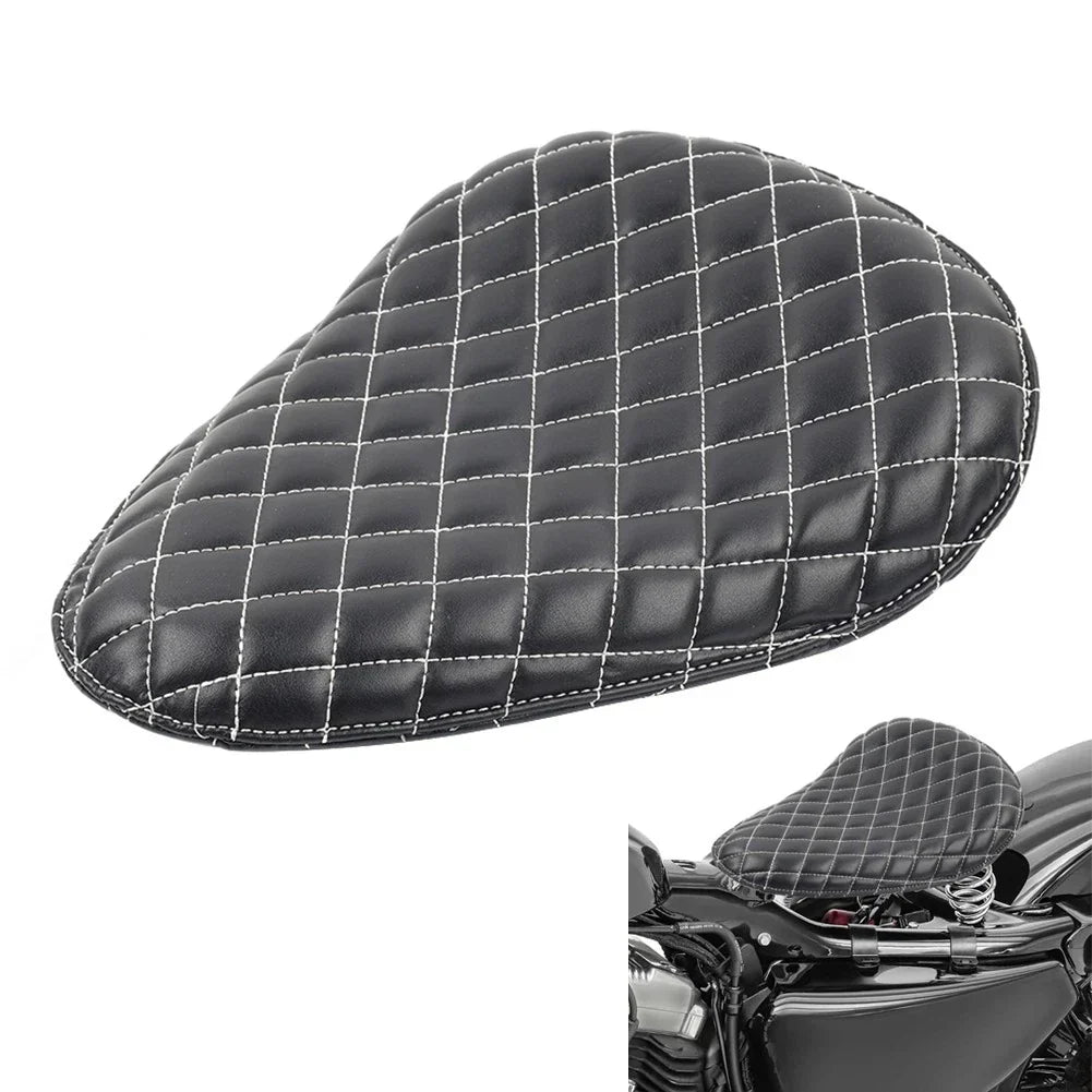 Universal Front Driver Solo Seat Cushion for Harley & Yamaha