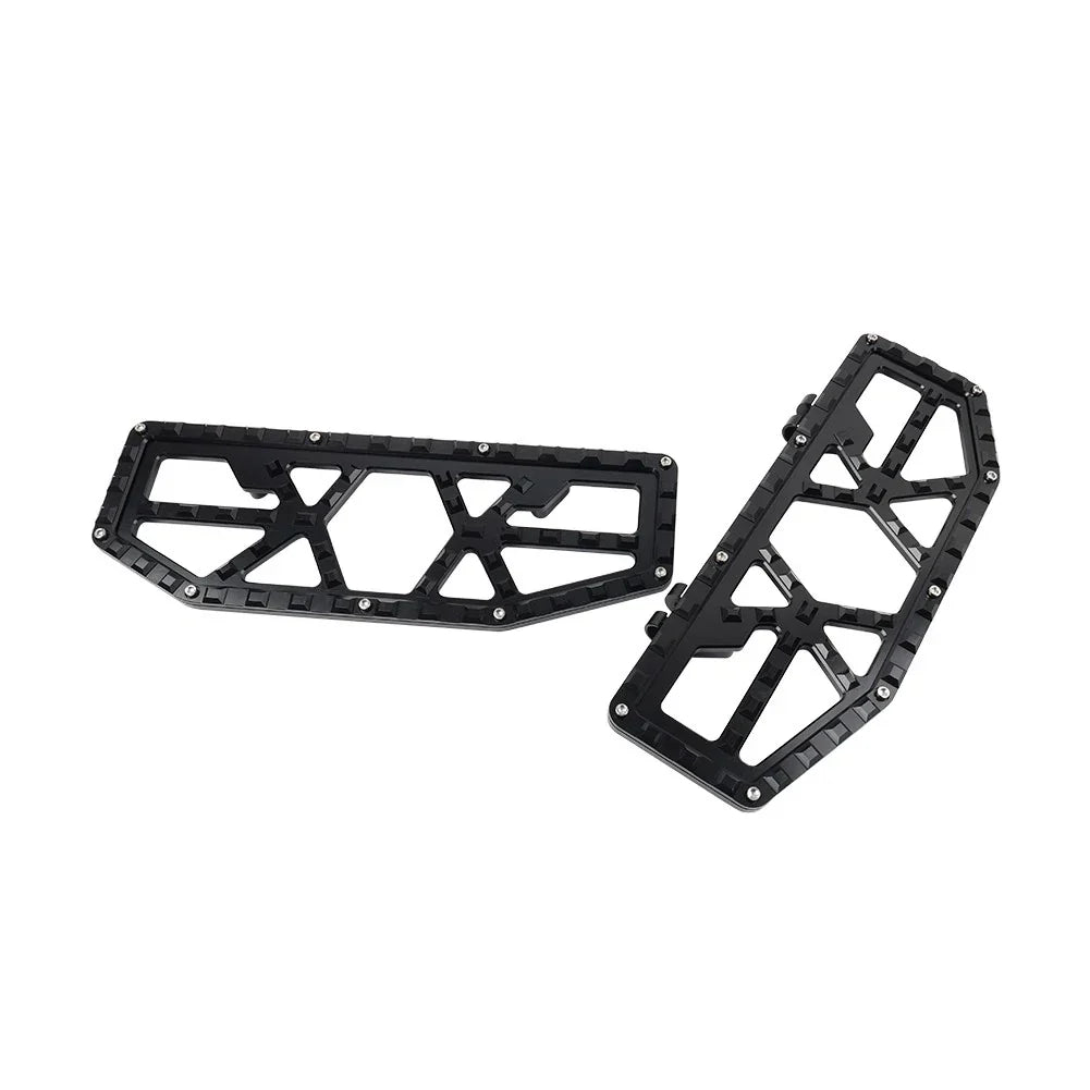 Black Rider Driver Floorboards Foot Pegs for Harley Electra Glide