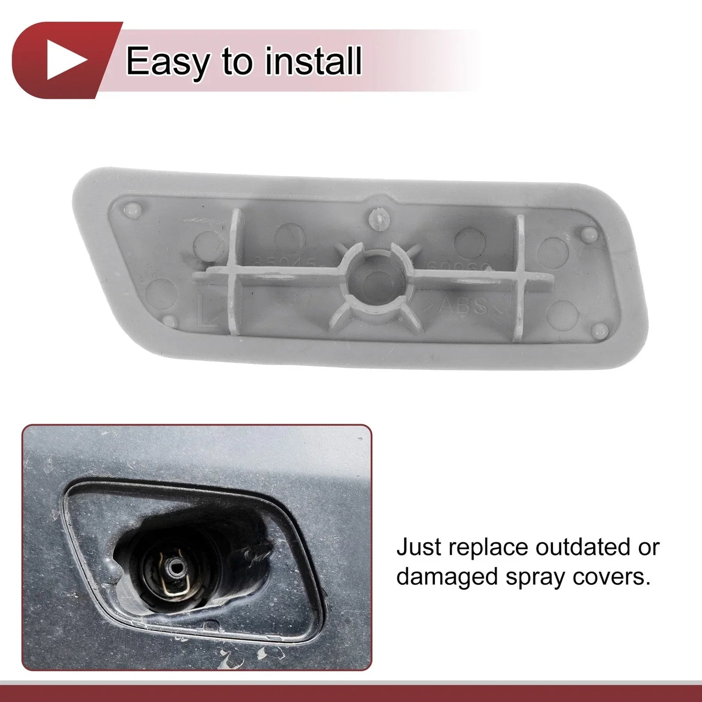 Front Left Washer Nozzle Cover for Lexus GX460 (2010-2013)