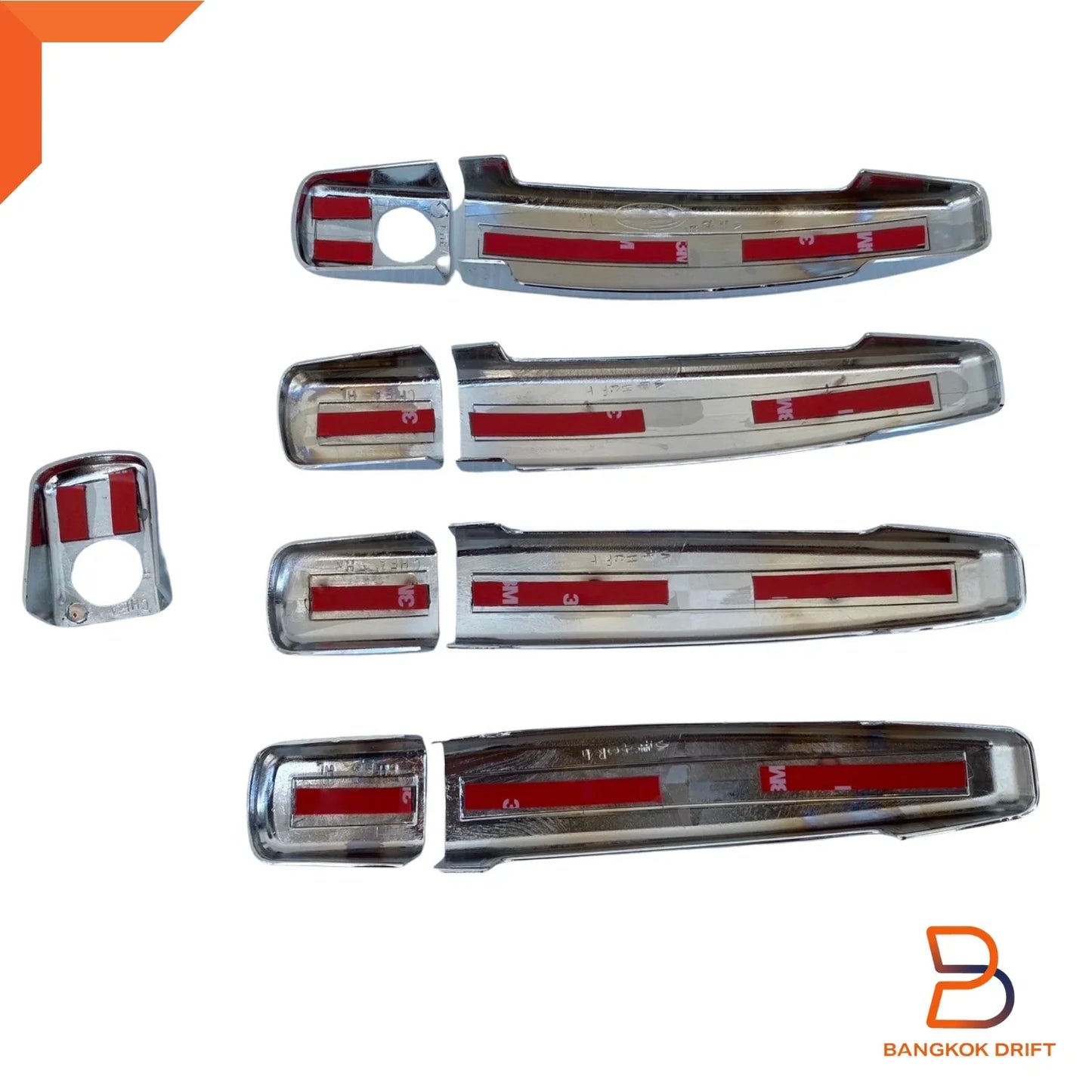 Chrome Door Handle Cover + Keyhole for Holden Colorado RG Ute (2012-2020)
