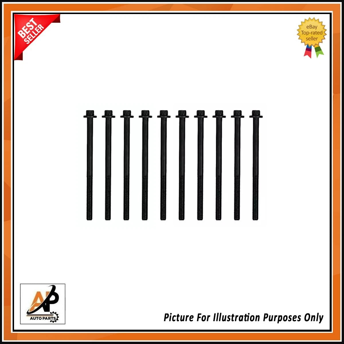 Head Bolts Set Replacement for Mazda 3 6 CX-5 2.2L Diesel (2013–2021)
