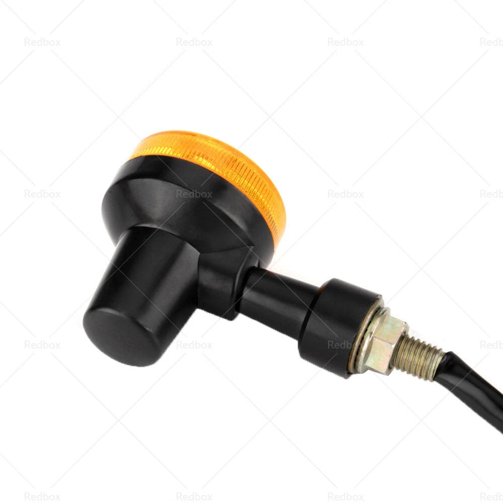 4 x Amber Classic Motorcycle Turn Signal Indicators for Universal Models
