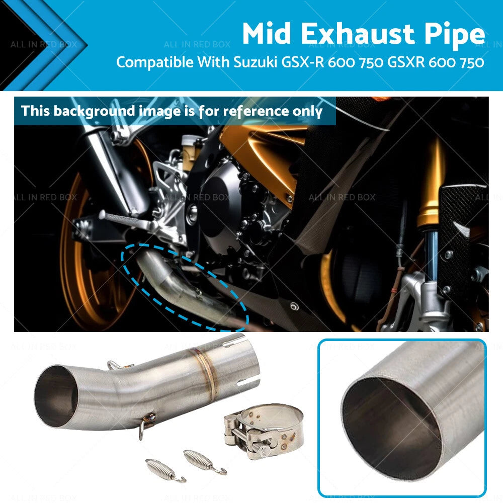Exhaust Mid Pipe for Suzuki GSX-R600 GSXR 750 (2011-2023)