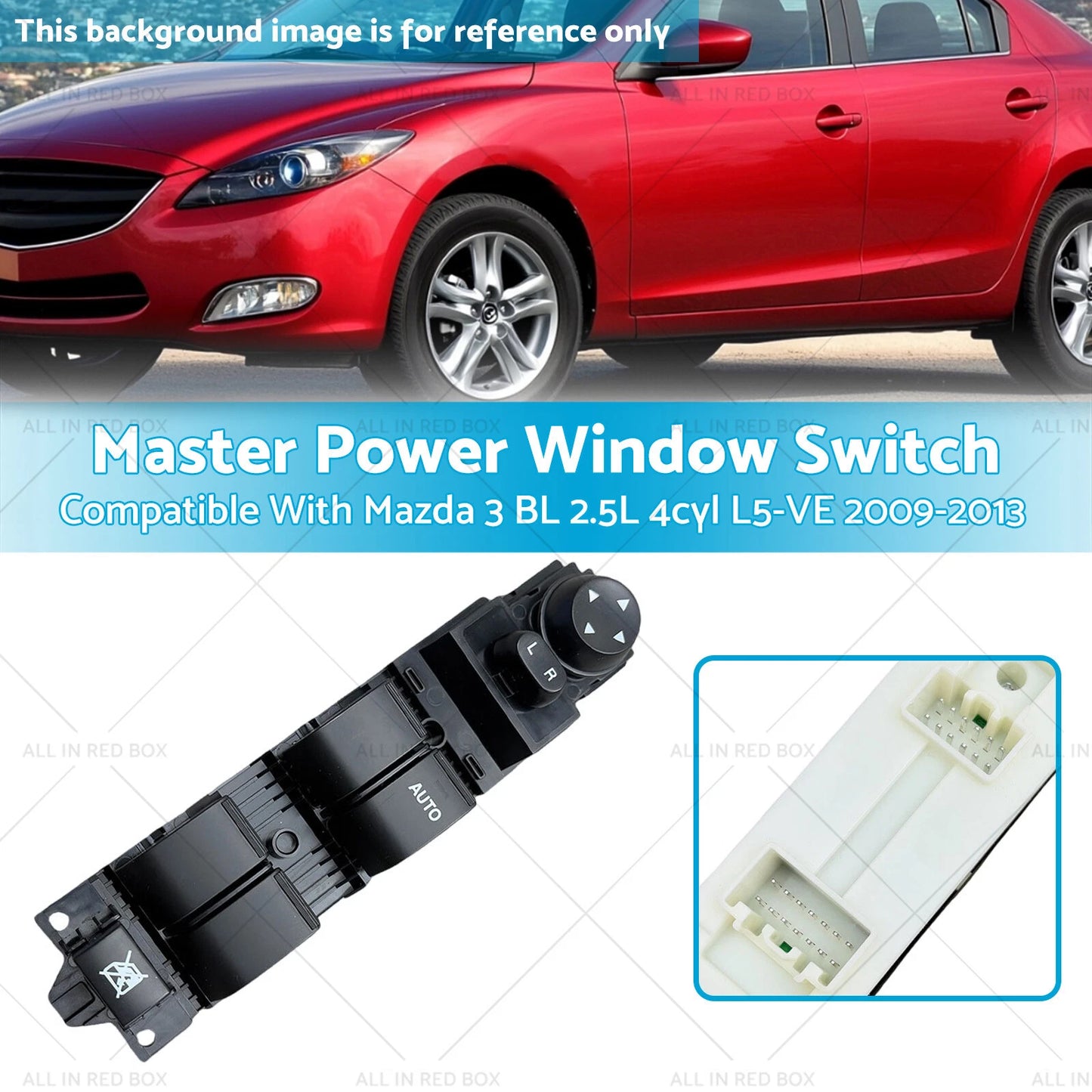 Master Window Switch for Mazda 3 BL 2.5L Petrol (2009-2013)