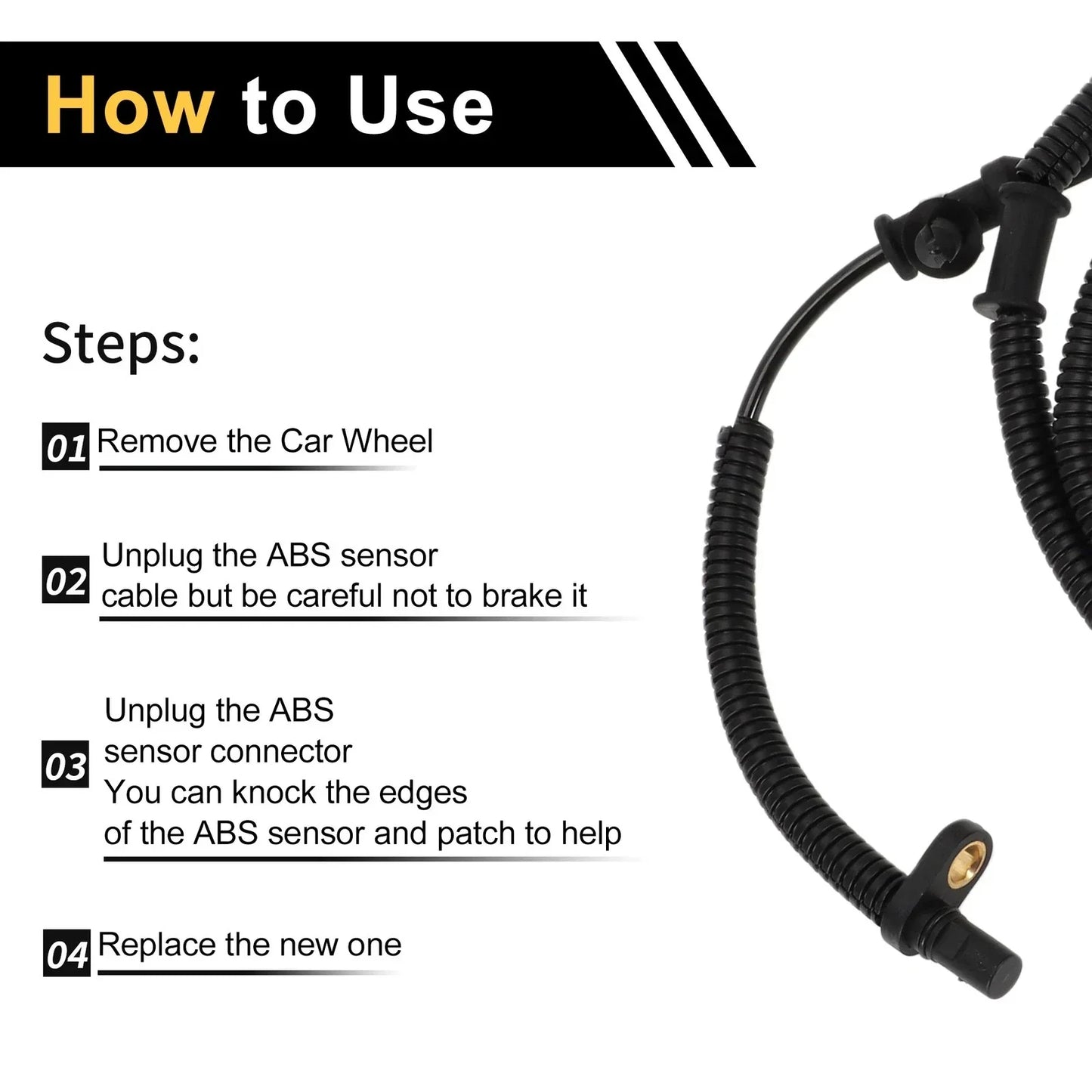 ABS Wheel Speed Sensor for Dodge Grand Caravan (2008-2020)