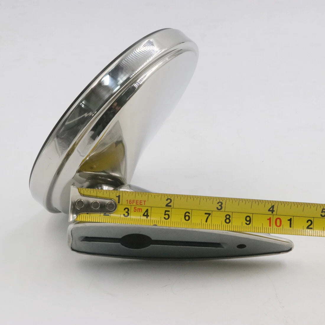 Chrome Stainless Steel Fender Door Mirror x2 for Porsche Sporty Style