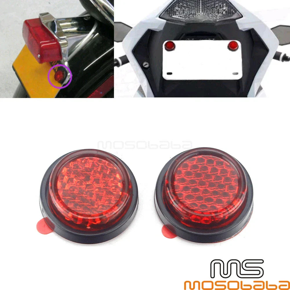 Plastic Number Plate Self Adhesive Reflectors for Off Road Motorcycle