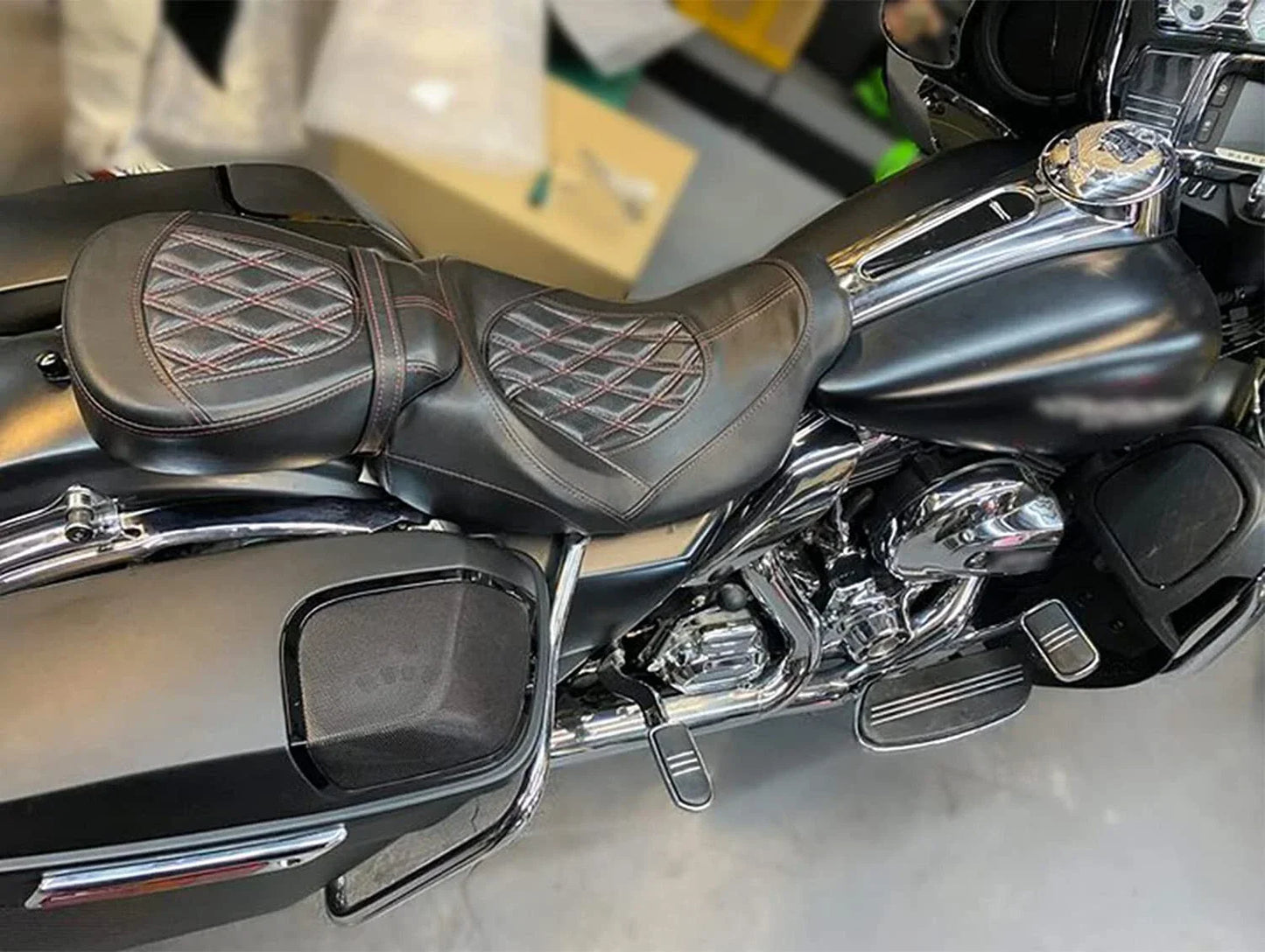 Driver/Passenger Seat for Harley Touring Electra Street Road Glide (2009-2022)
