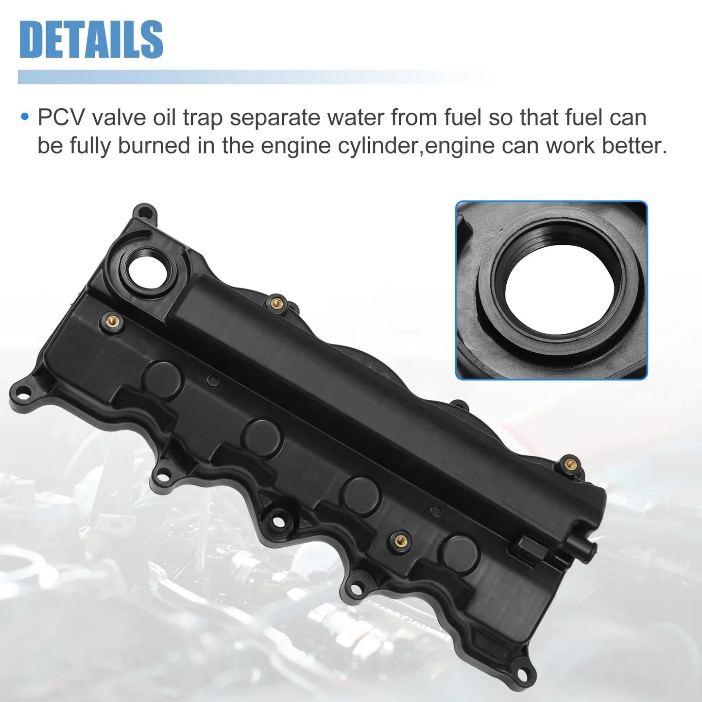 Engine Valve Cover for Honda Civic L4 1.8L SOHC (2006-2015)