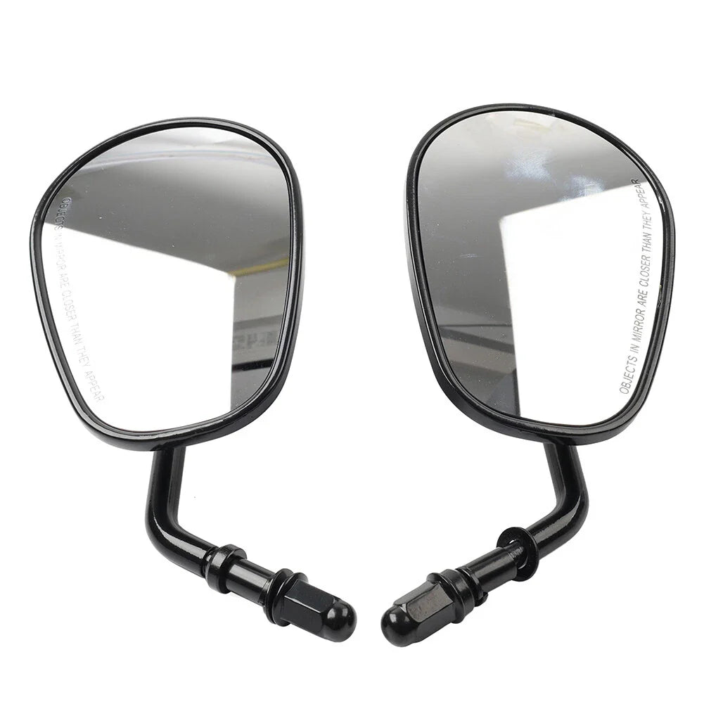 Black Rear View Side Mirrors for Harley-Davidson Sportster XL 1200 883 (2004-2023)