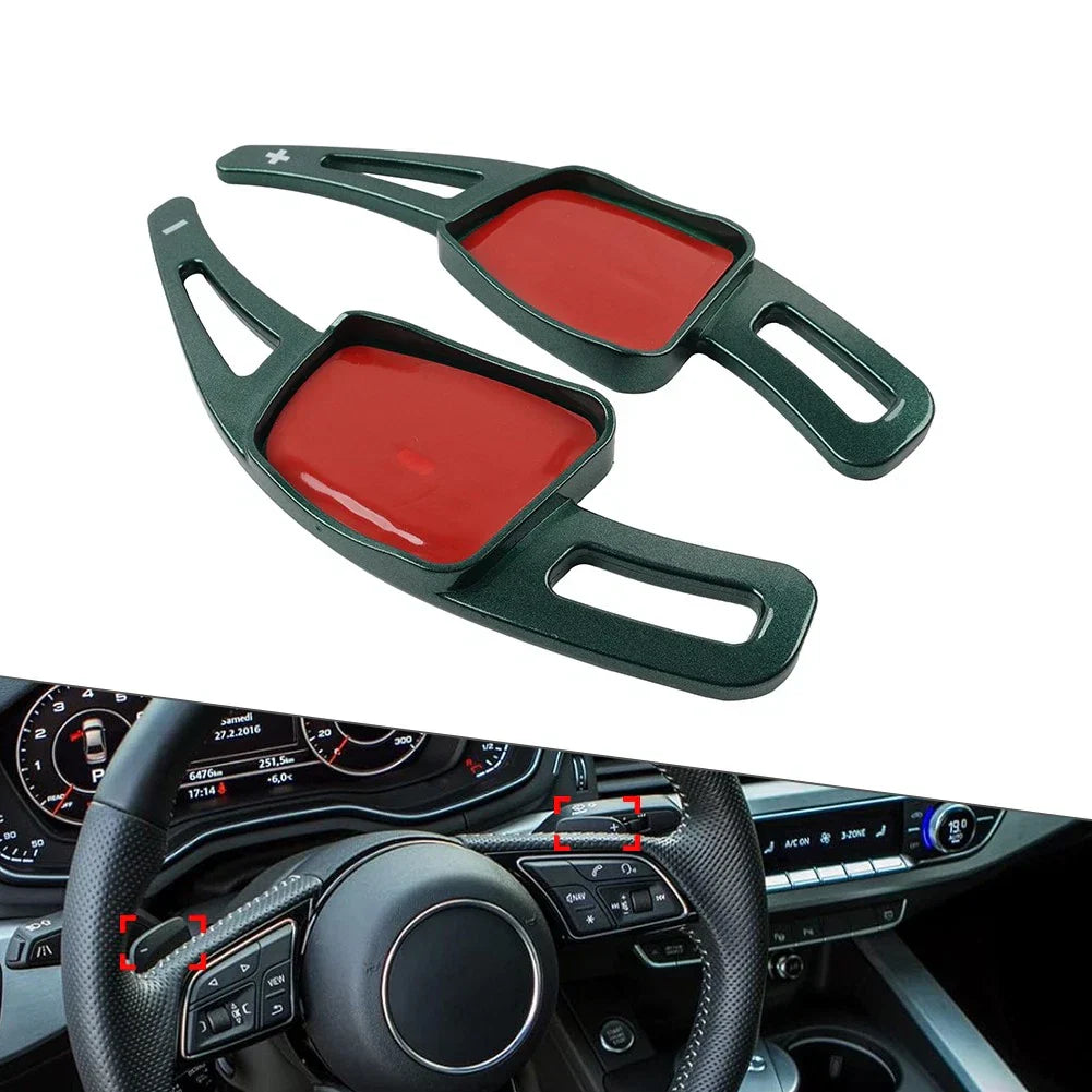 Steering Wheel Paddle Shifter Extensions for Audi A3 A4 A5 Q3 Q5 Q7 Q8