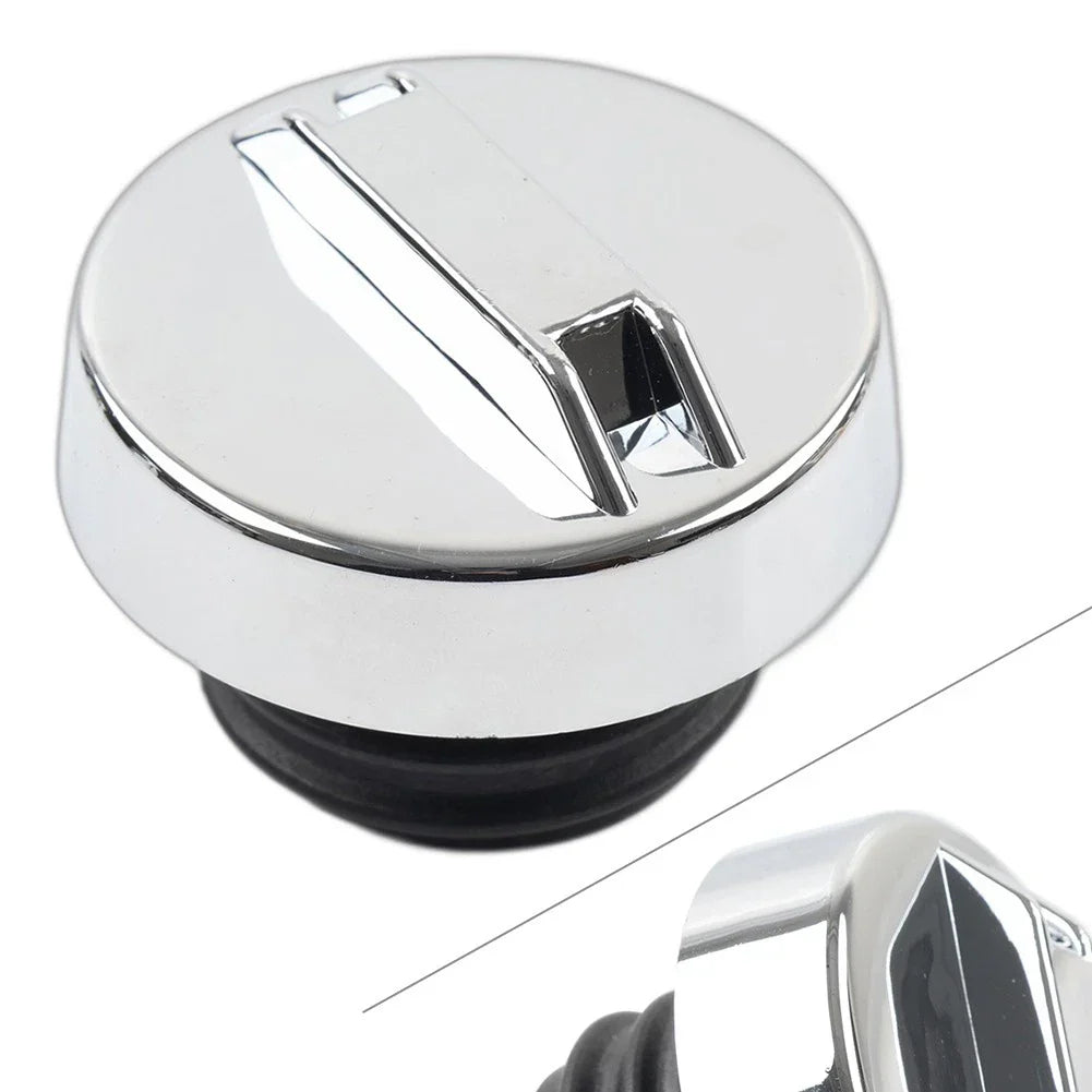 Vented Chrome Gas Fuel Tank Cover for Harley Fat Boy Electra Street Road Glide