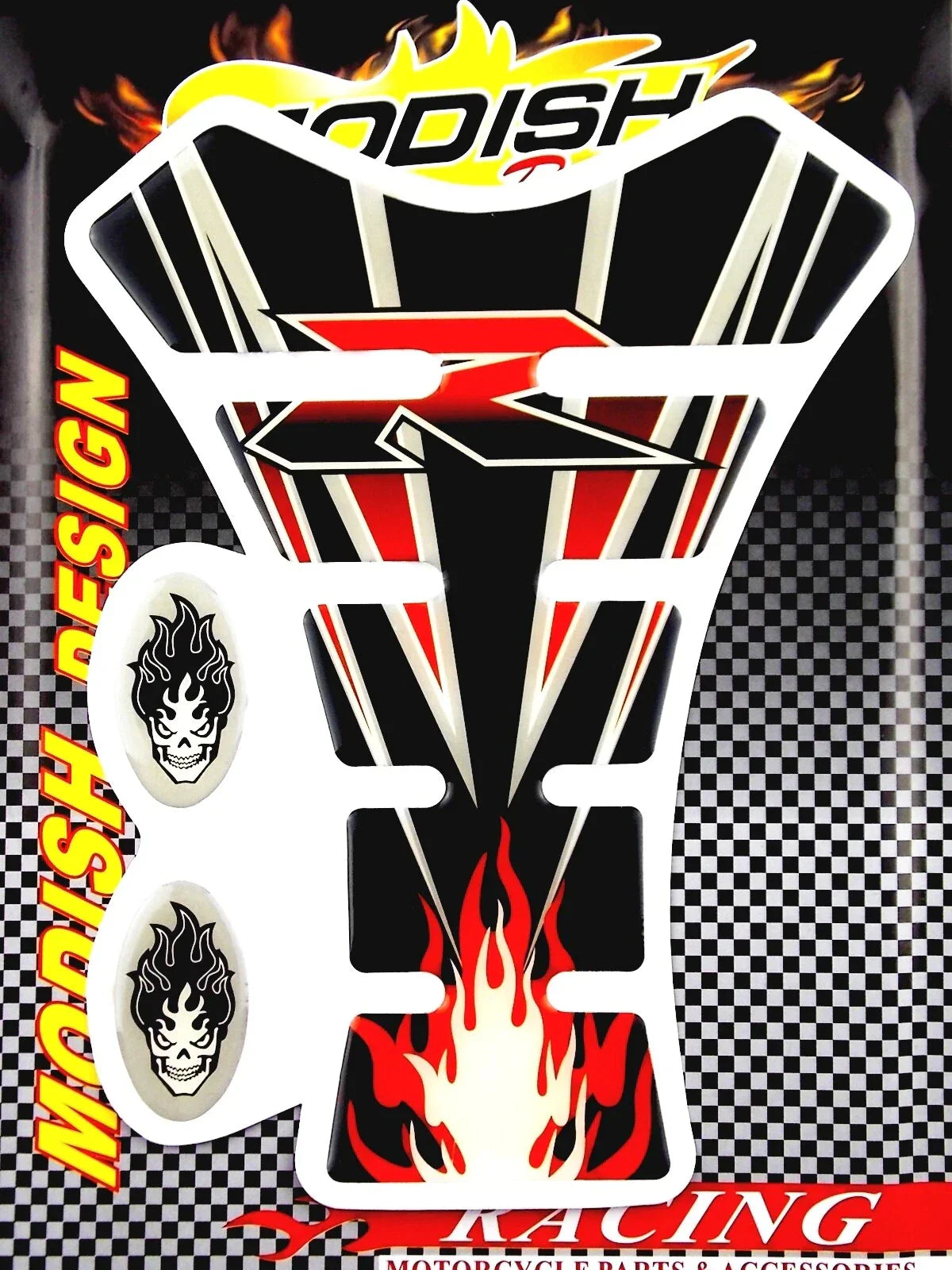 Tank Pad Sticker Protector for Red R Modish Racing Motorcycle