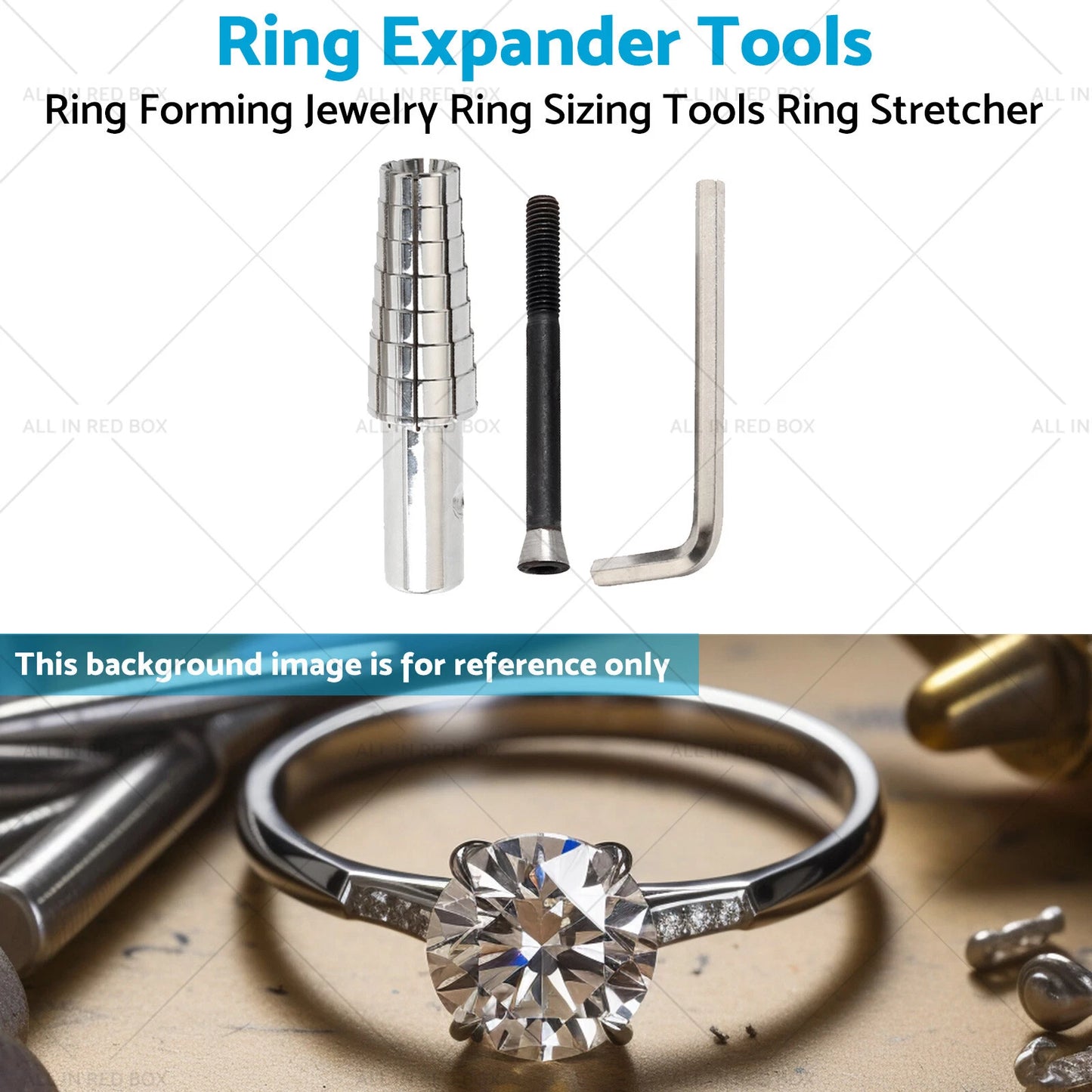 Ring Expander Mandrel Tool for Jewelry Ring Stretcher & Sizing Tools