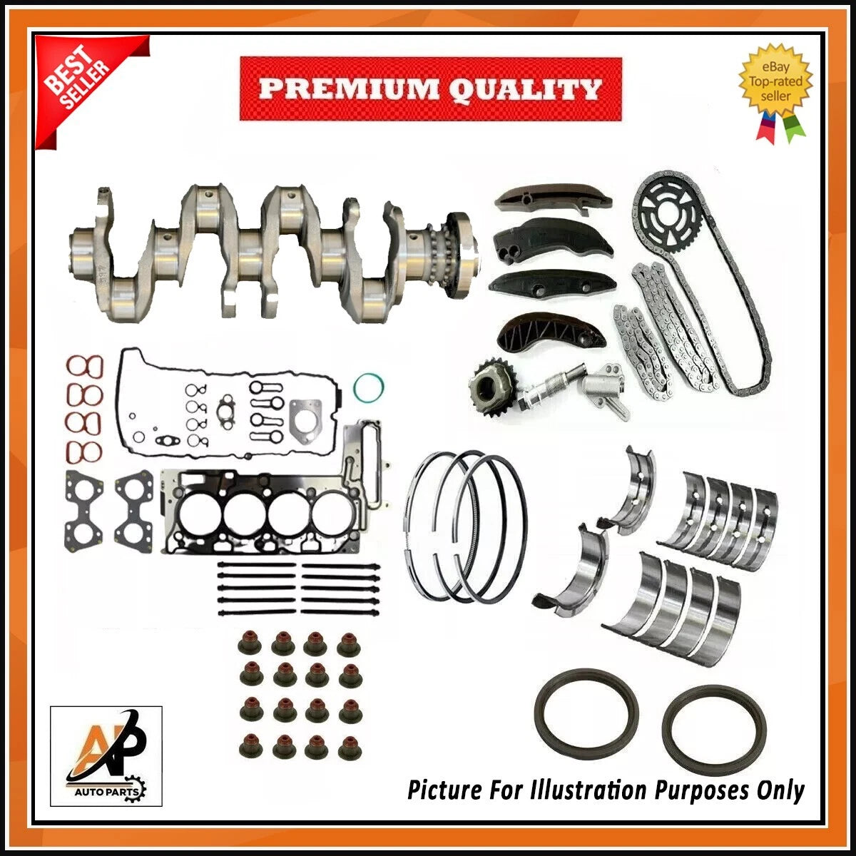Crankshaft Rebuild Parts Kit for MINI Cooper 2.0 N47 C20D (2010–2015)
