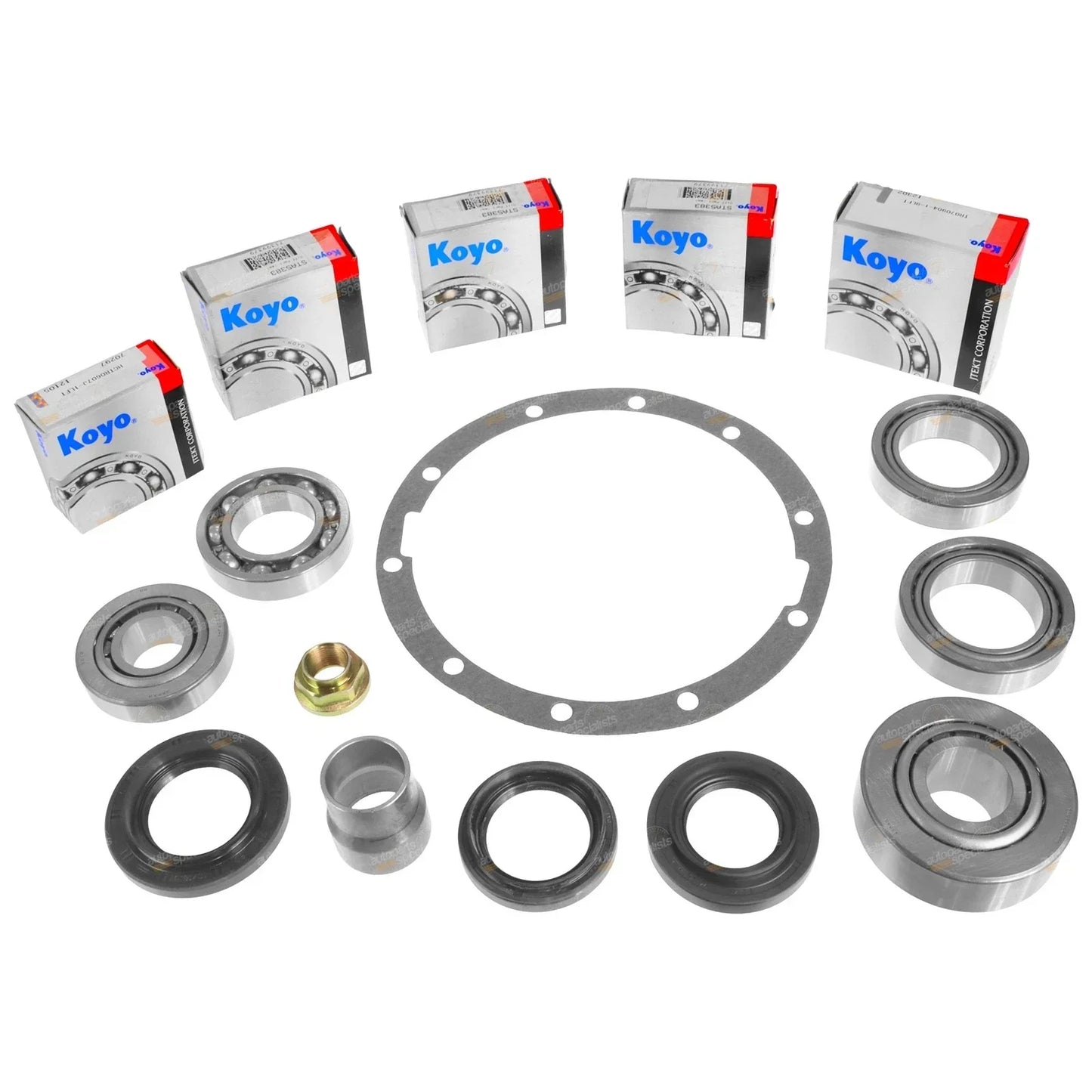 Front Diff Bearing & Seal Repair Kit for Hilux GGN25 VZN167 VZN172 (2002���2015)