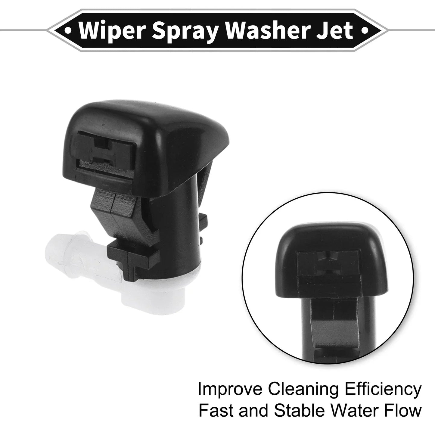 2 x Front Windshield Washer Nozzles for Chevy Colorado (2015-2023)
