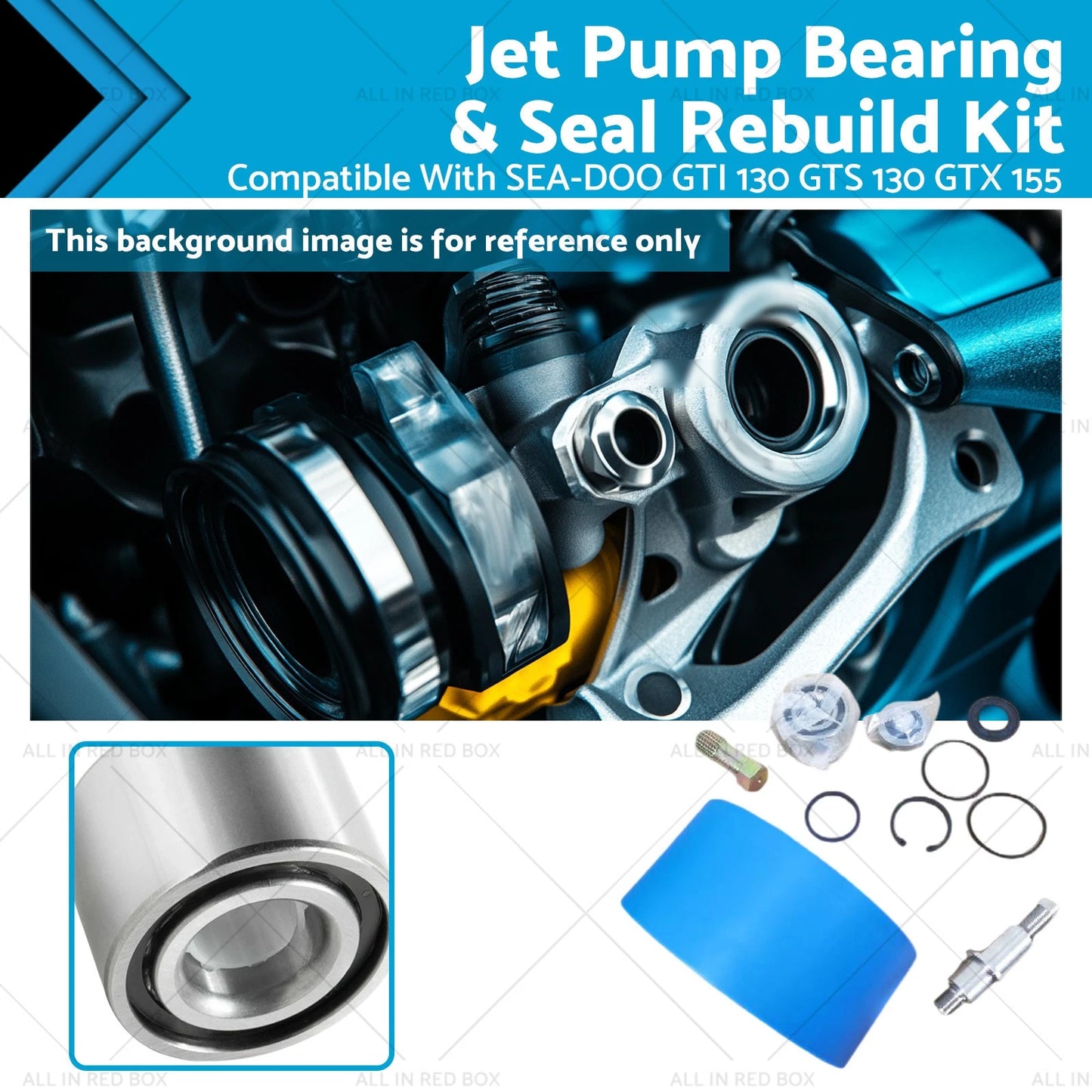 Bearing Seal & Shaft Kit for Sea-Doo GTS PRO 130/170 (2002-2020)