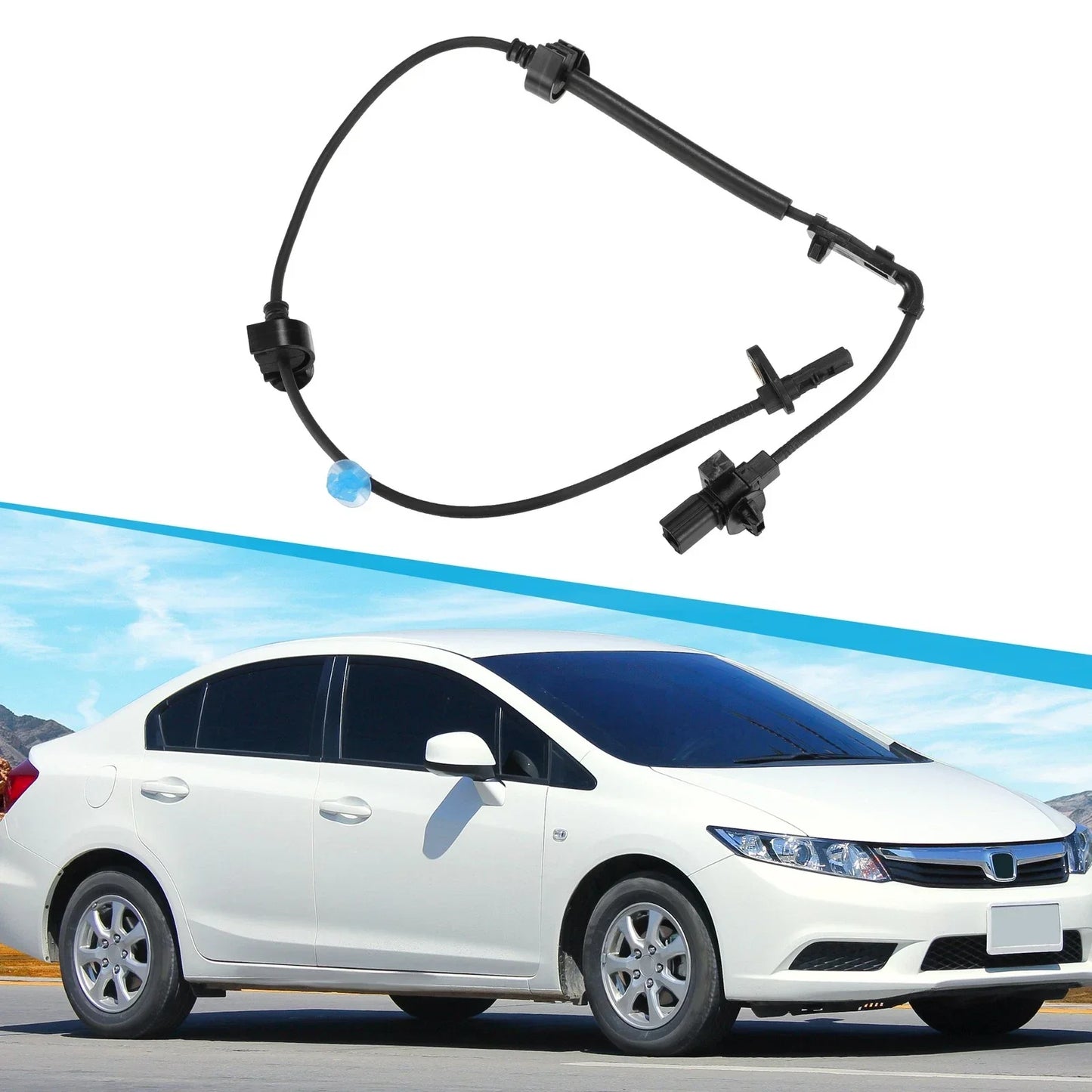Front Left ABS Wheel Speed Sensor for Honda Civic (2012-2015)