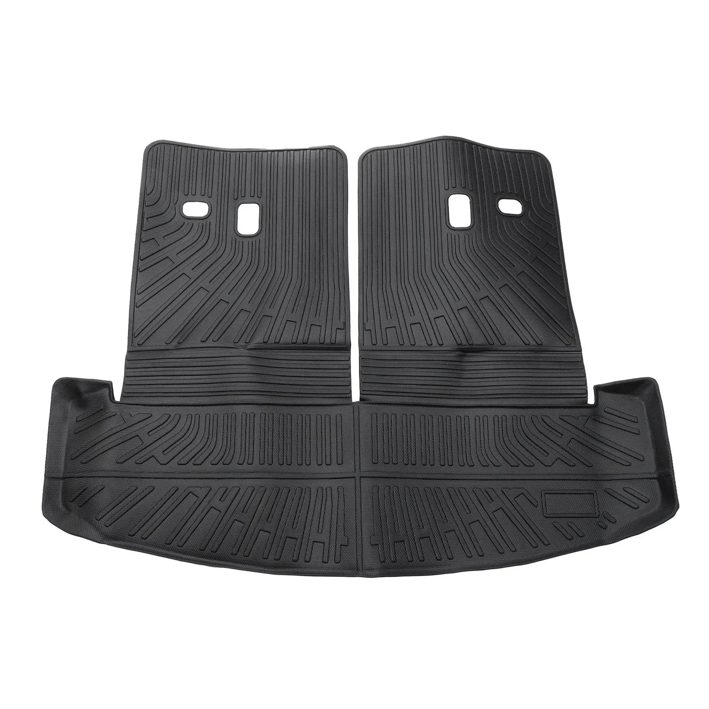 Cargo Liner Rear Trunk Mat for Hyundai Santa Fe (2024-2025) Stripe Pattern TPE