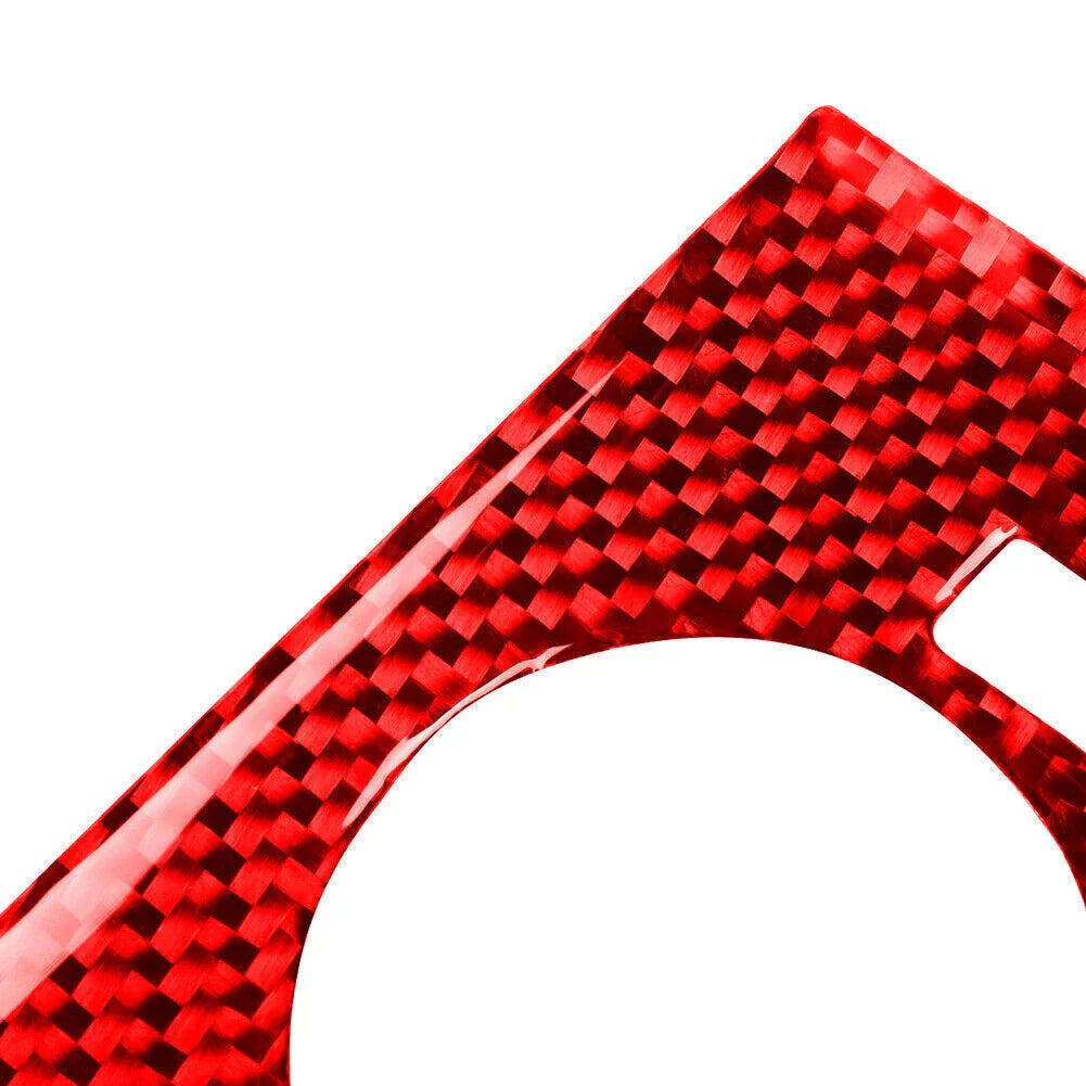 Red Interior Console CD AC Panel Cover Trim for Dodge Charger (2011-2014) 4 x