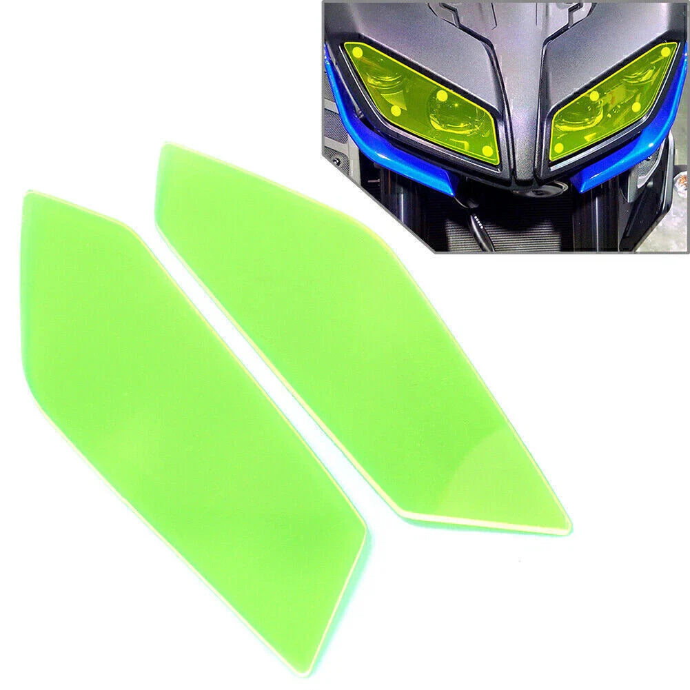 Headlight Guard Shield Green Lens Cover for Yamaha MT-09 (2017-2021)