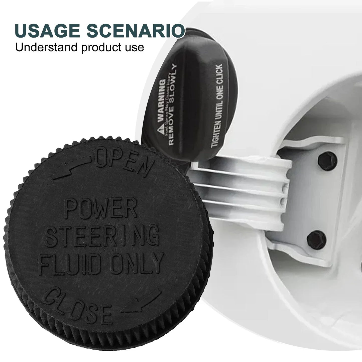 Power Steering Fluid Tank Cap-Cover for Mazda 3 MX-5 Miata CX-7