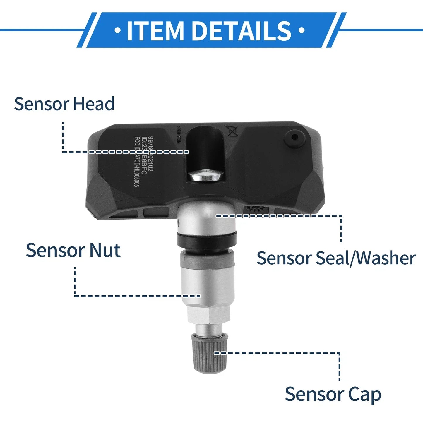 TPMS Sensor for Porsche Cayman 987 2.7 (2006-2009)