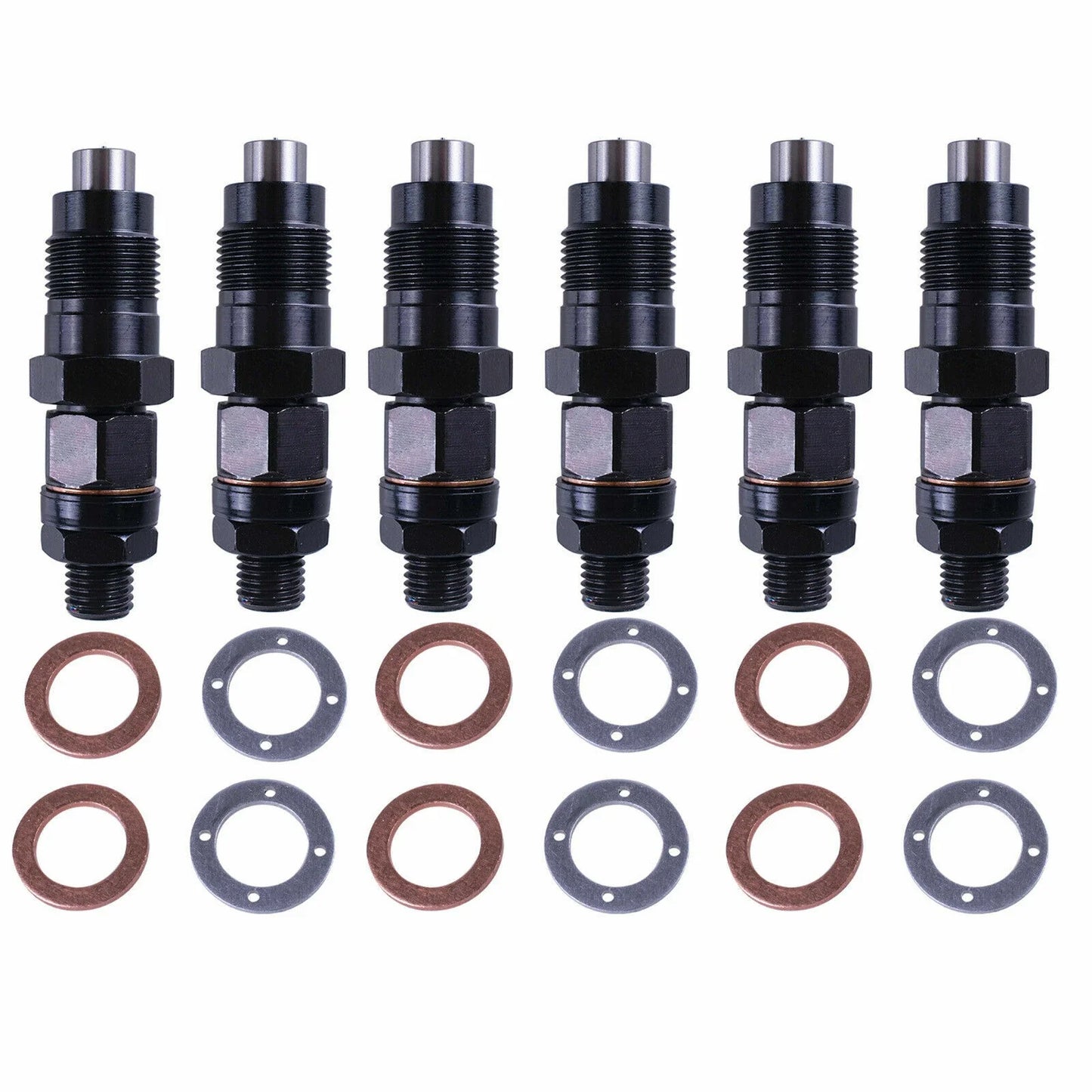 6 x Diesel Fuel Injectors for Nissan Patrol GU Y61 TD42 TD42T (2000-2007)
