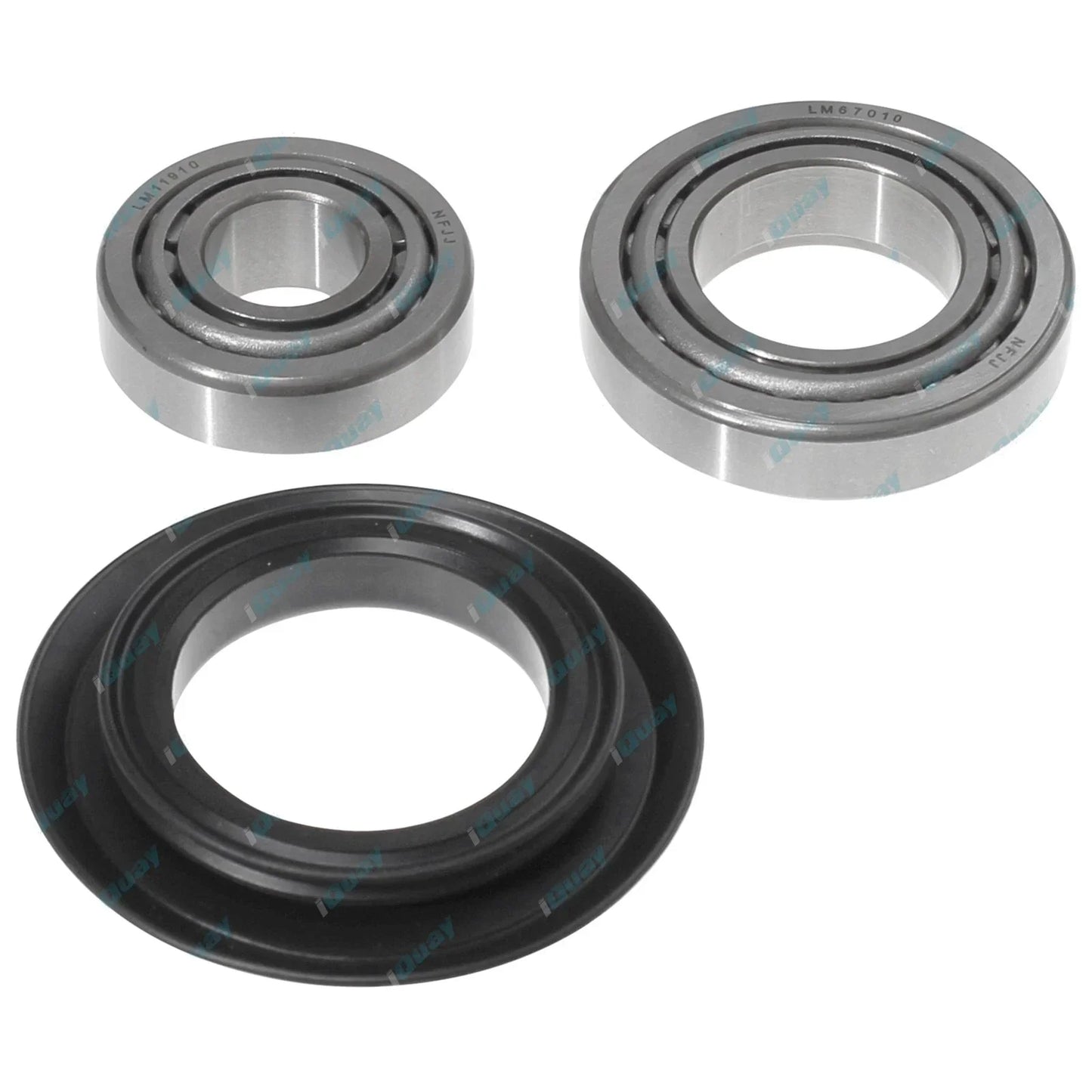 1 x Front Inner + Outer Wheel Bearing + Cone + Seal Kit Set
