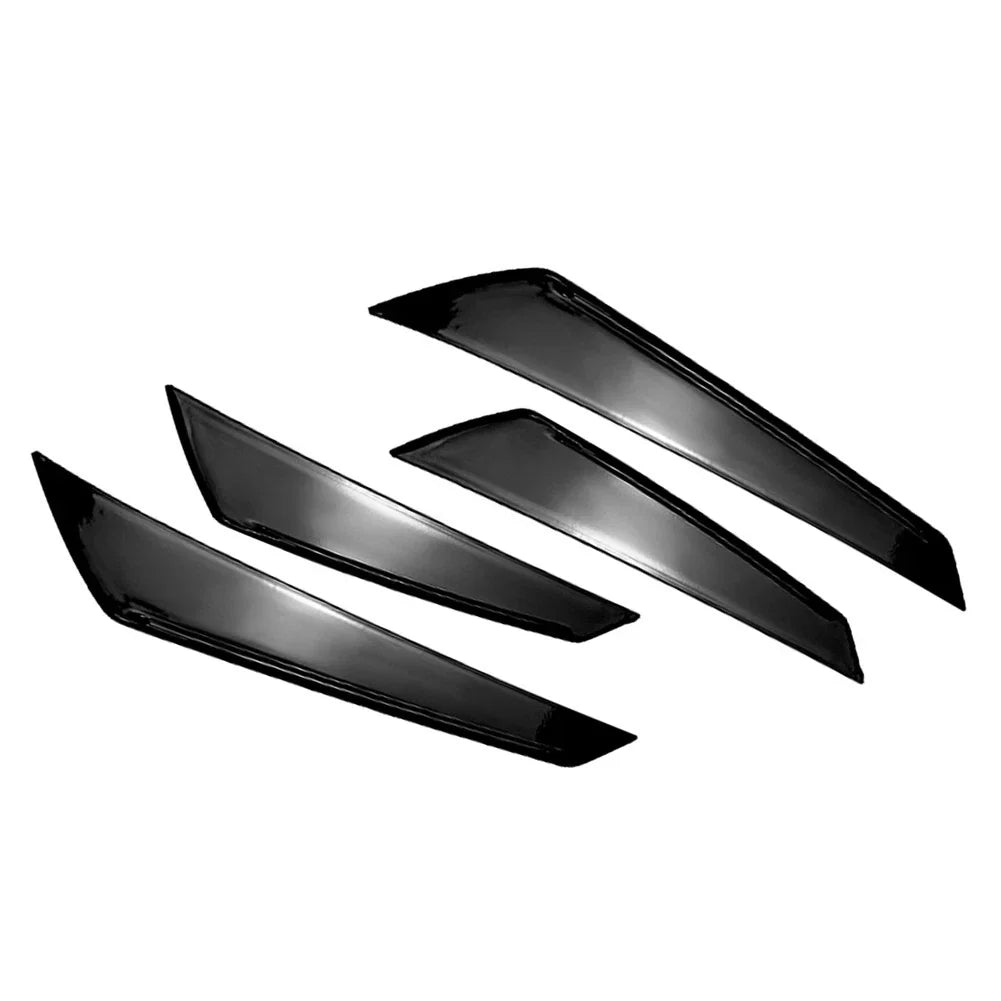 Glossy Black Front Bumper Side Air Vent Trim for Subaru WRX STI (2022-2025)