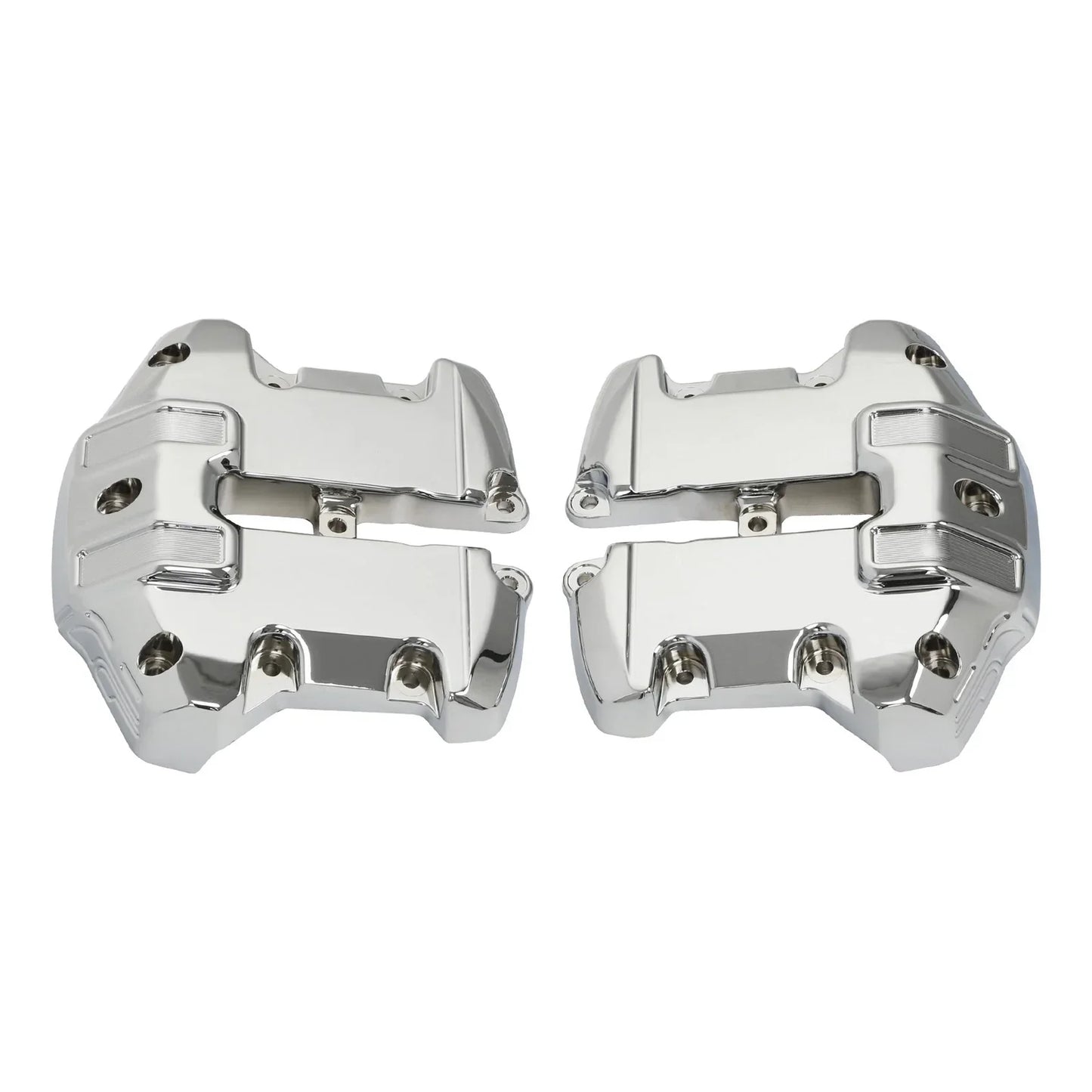 Rocker Box Covers for Harley Touring Street Road Glide 2017-2024 Chrome