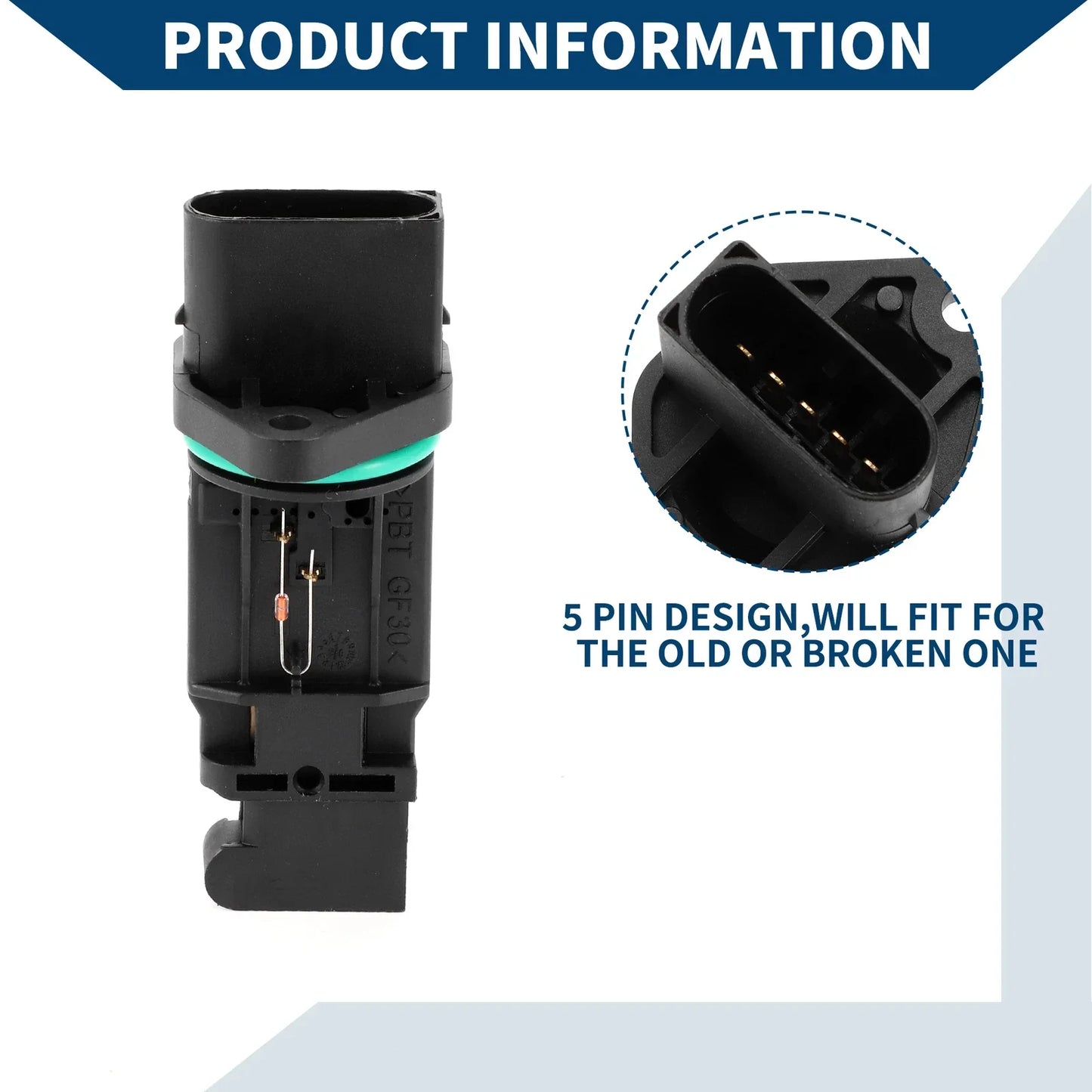 Mass Air Flow Sensor for Mercedes Benz A-Class W168, Vaneo (2001-2005)