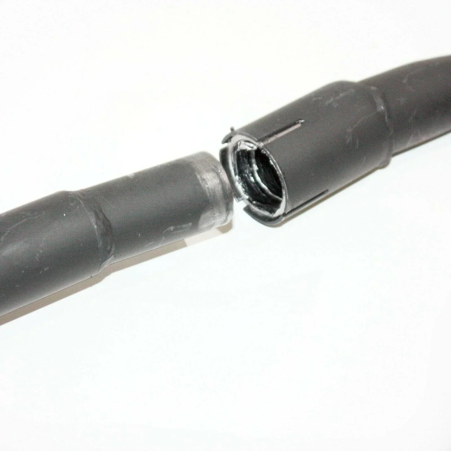 Black Alloy Twin Exhaust Pipe Muffler for 250cc Hummer Style ATV