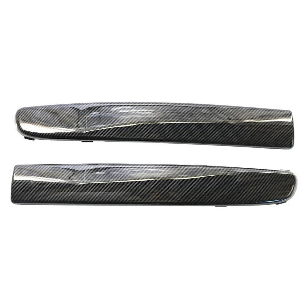 Carbon Fiber Front Bumper Corner Trim Cover for FIAT 500 (2007-2015)