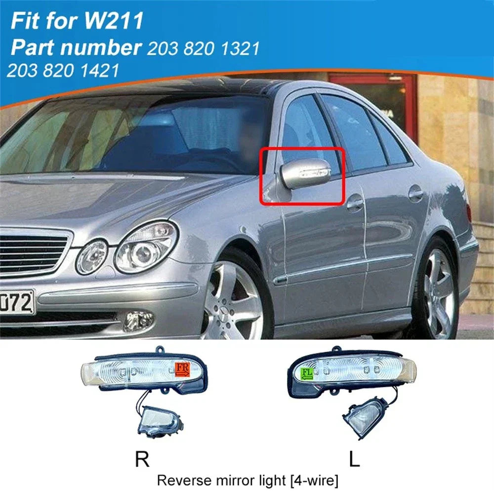 Rearview Mirror Turn Signal Light for Mercedes Benz W211 E Class (2002-2006)
